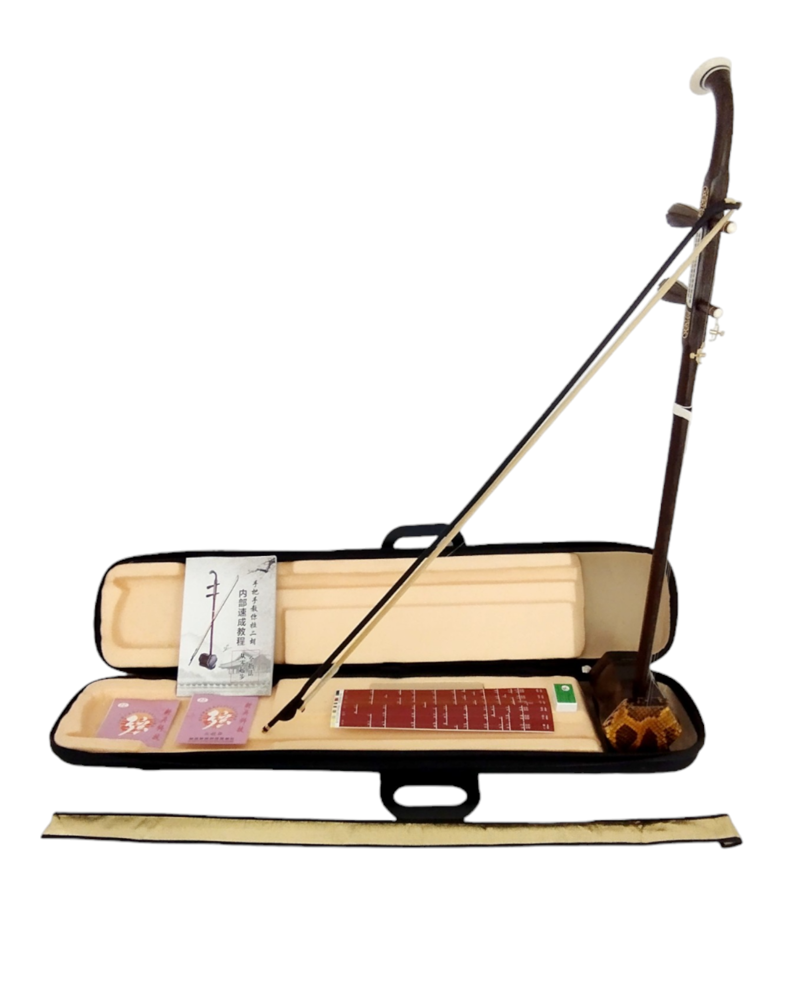 WW450 Wenge Wood Chinees Erhu with Hardcase – Kookaburra Music Tree