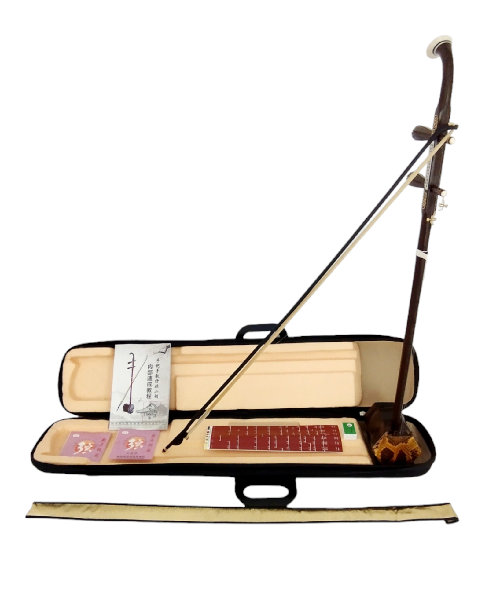 WW450 Wenge Wood Chinees Erhu with Hardcase