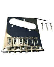 YBTL03 Chrome Telecaster Electric Guitar Bridge, Thru, Body+Screws, Wrench