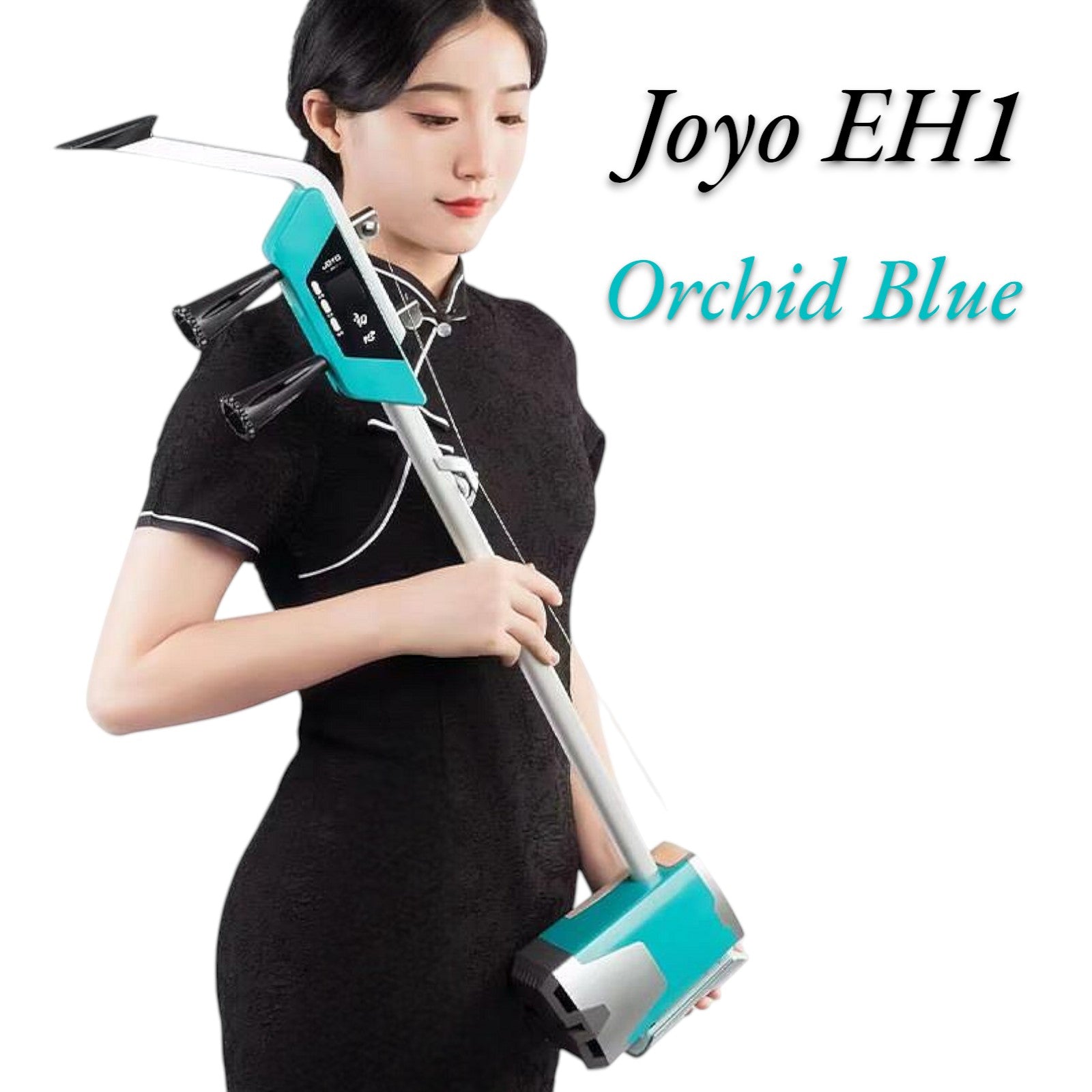 Joyo EH1 Professional Multifunctional Electric-Acoustic Erhu w/ Built-In Chromatic Tuner, 3-Band EQ, & Digital Effects