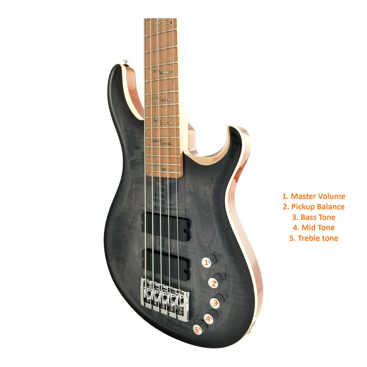 An Exquisite 5th String Bass Guitar with Superior Sound Quality BASS5