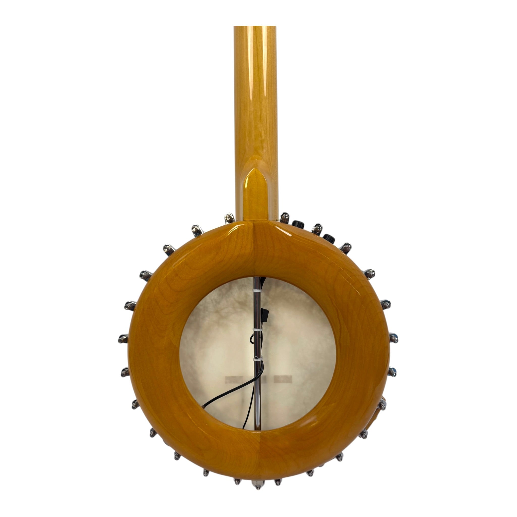 Caraya BJ70E "ElectroGrass" 5-String Maple Open-Back Banjo w/ Partial Internal Resonator & Piezo Bridge Pickup