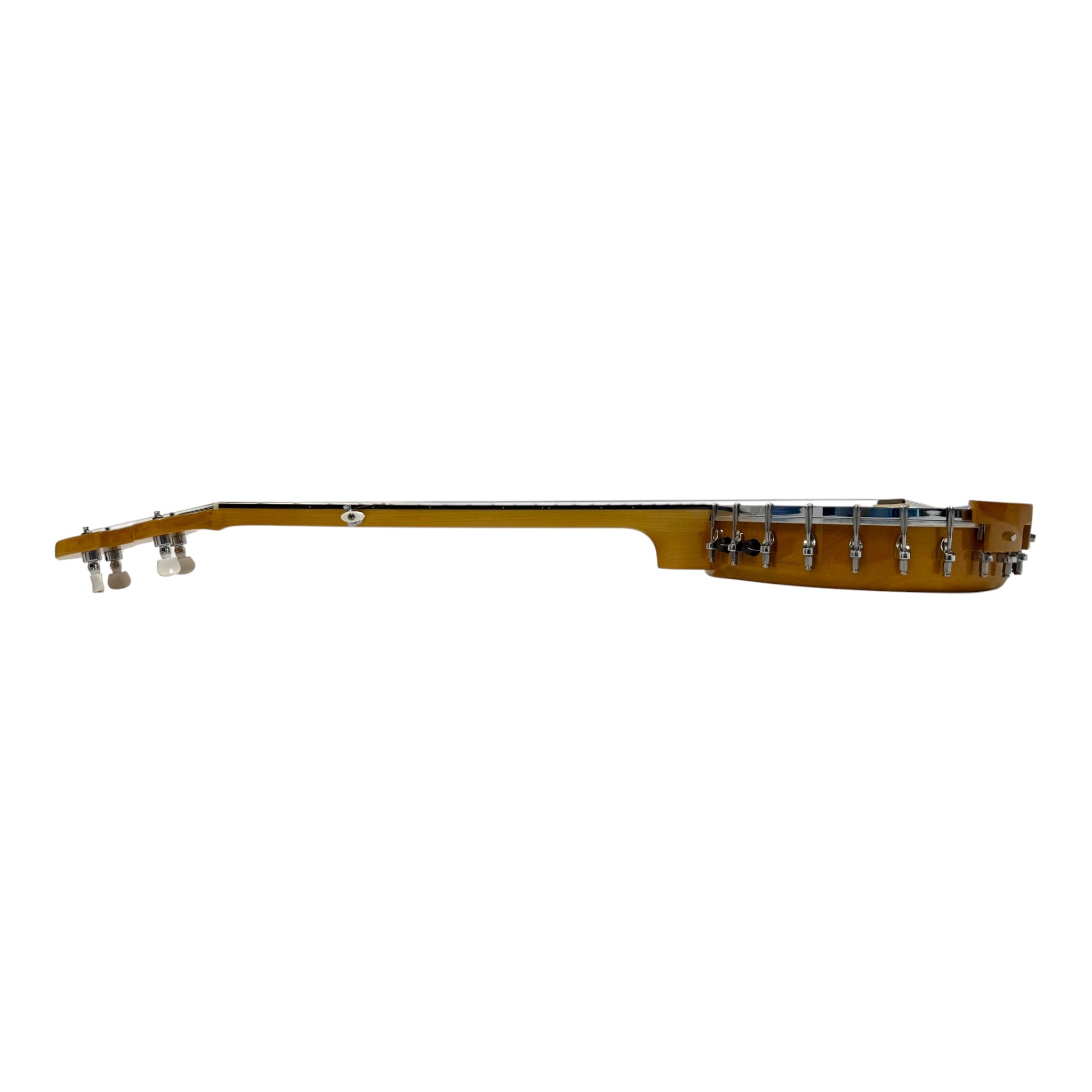 Caraya BJ70E "ElectroGrass" 5-String Maple Open-Back Banjo w/ Partial Internal Resonator & Piezo Bridge Pickup