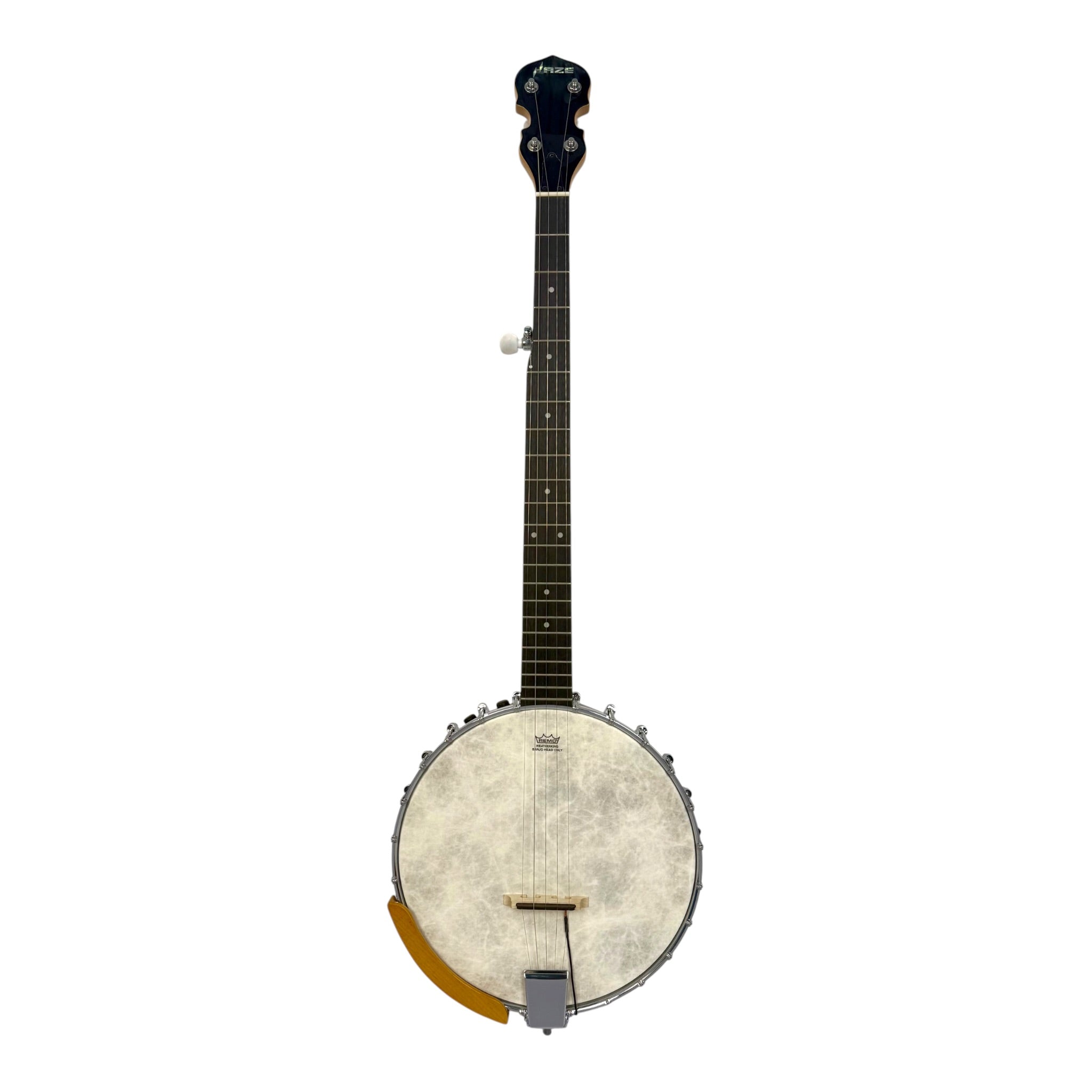 Caraya BJ70E "ElectroGrass" 5-String Maple Open-Back Banjo w/ Partial Internal Resonator & Piezo Bridge Pickup