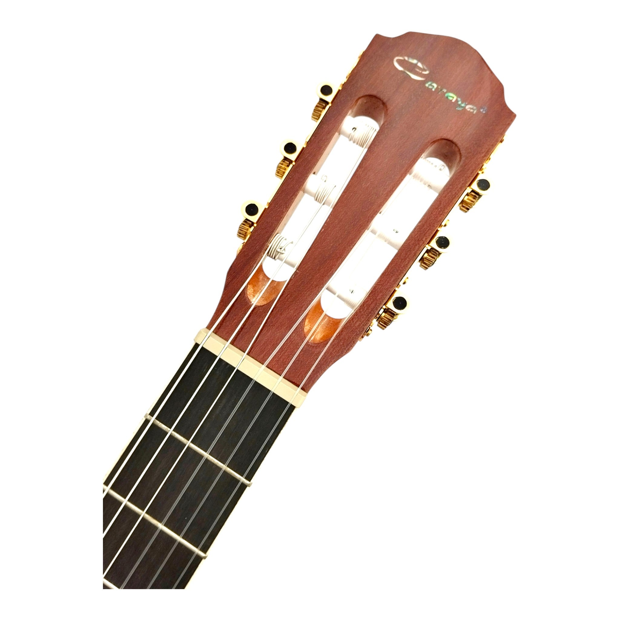 Caraya Spruce Thin-Body Cutaway Built-In Pickup/Tuner Classical Guitar - Sunburst C551BCEQBS