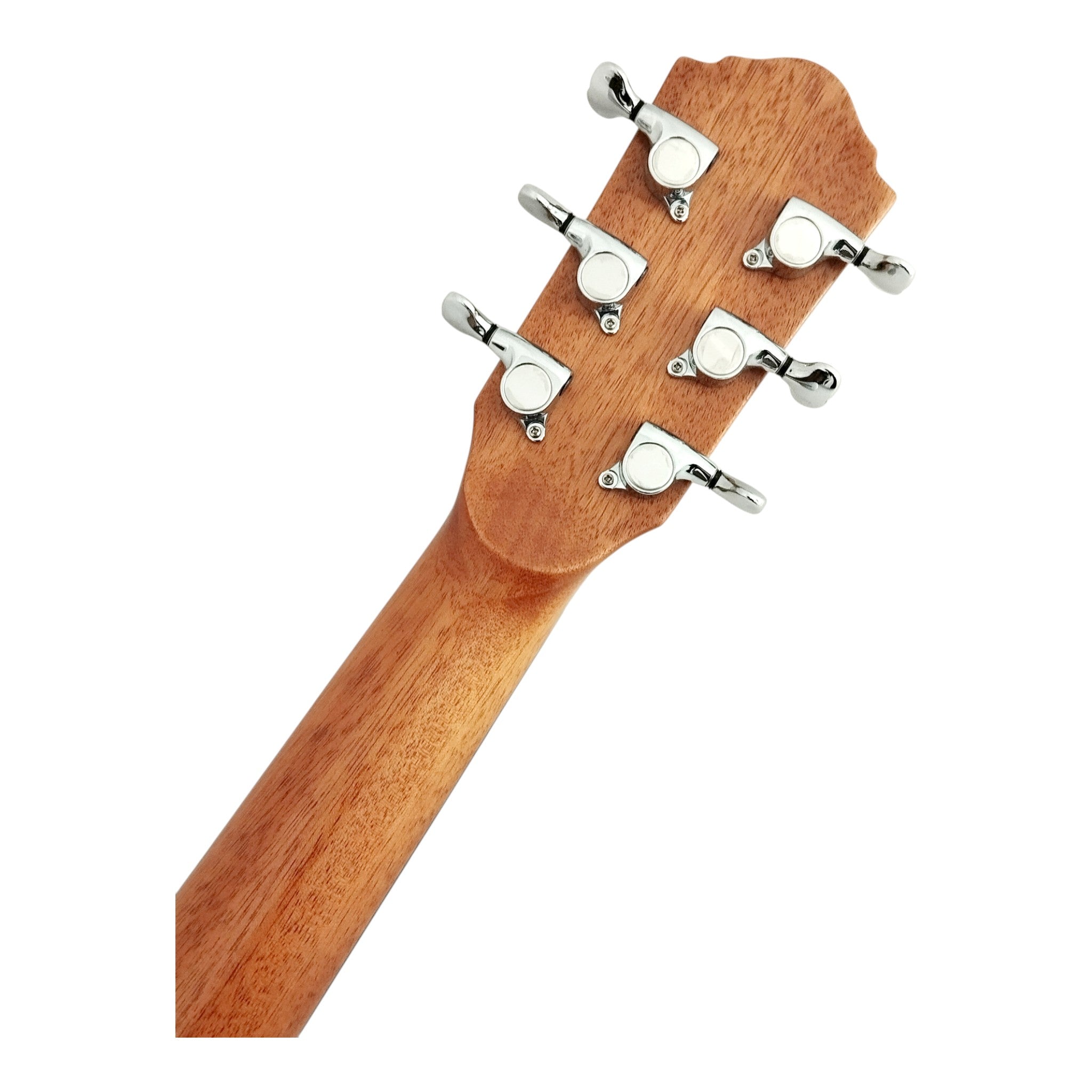 Caraya D36SKOA Traveller Guitar with Double OS1 Vibration Pickup