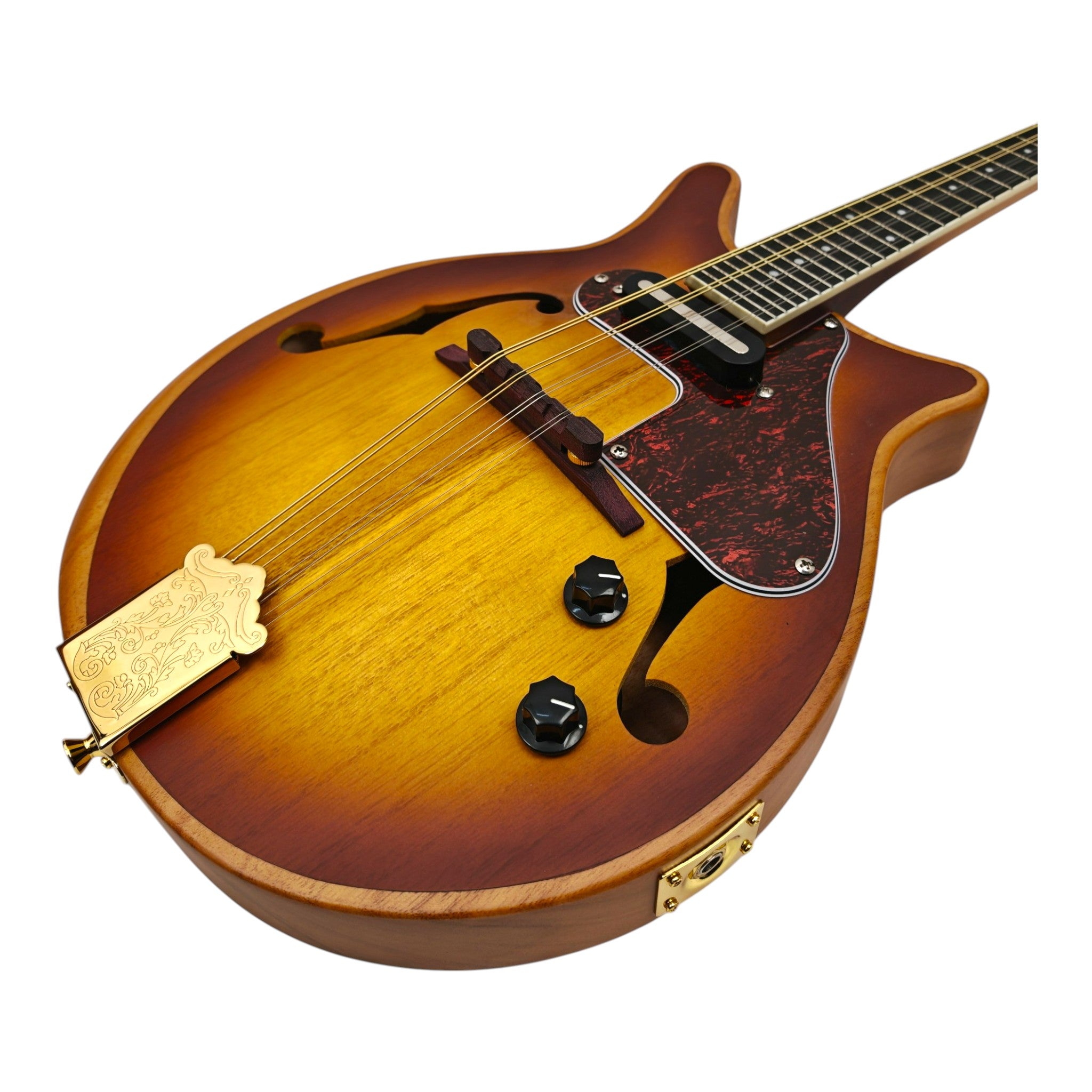 Caraya DMA40E Modernised Electric Mandolin - Sunburst