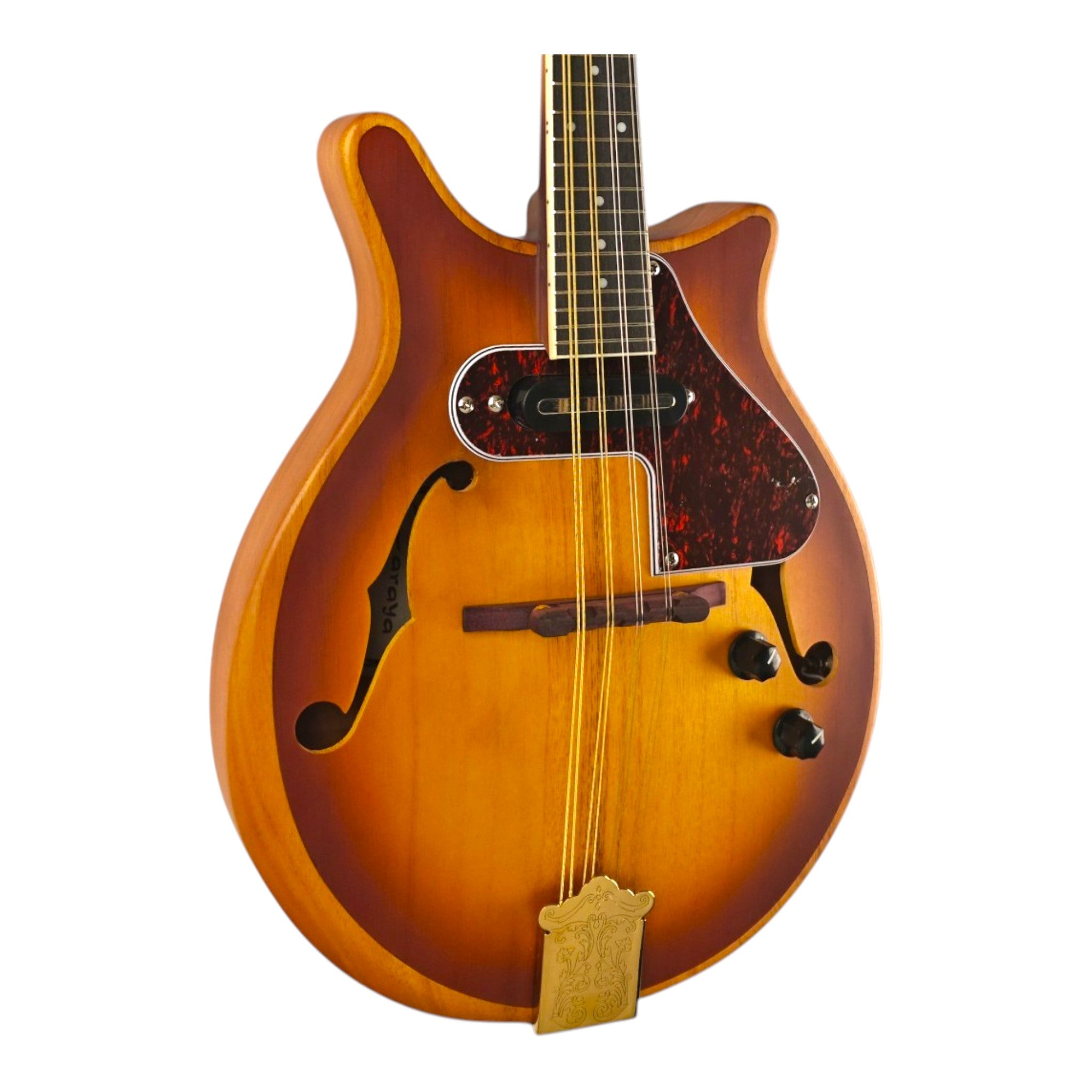 Caraya DMA40E Modernised Electric Mandolin - Sunburst