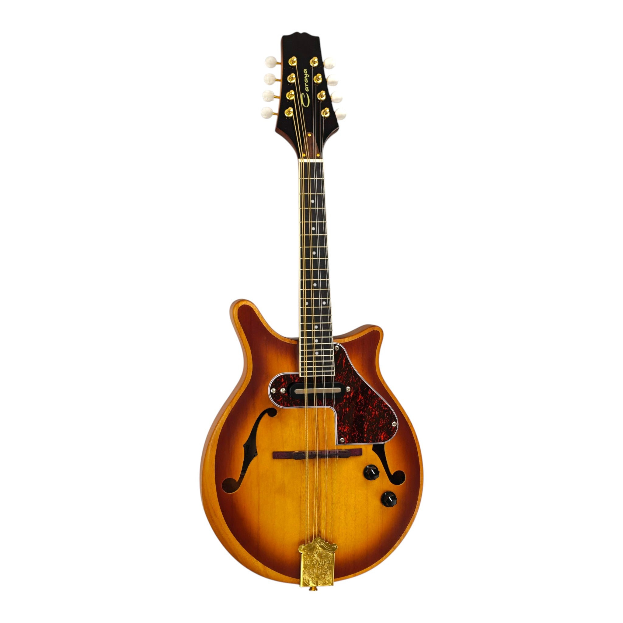 Caraya DMA40E Modernised Electric Mandolin - Sunburst