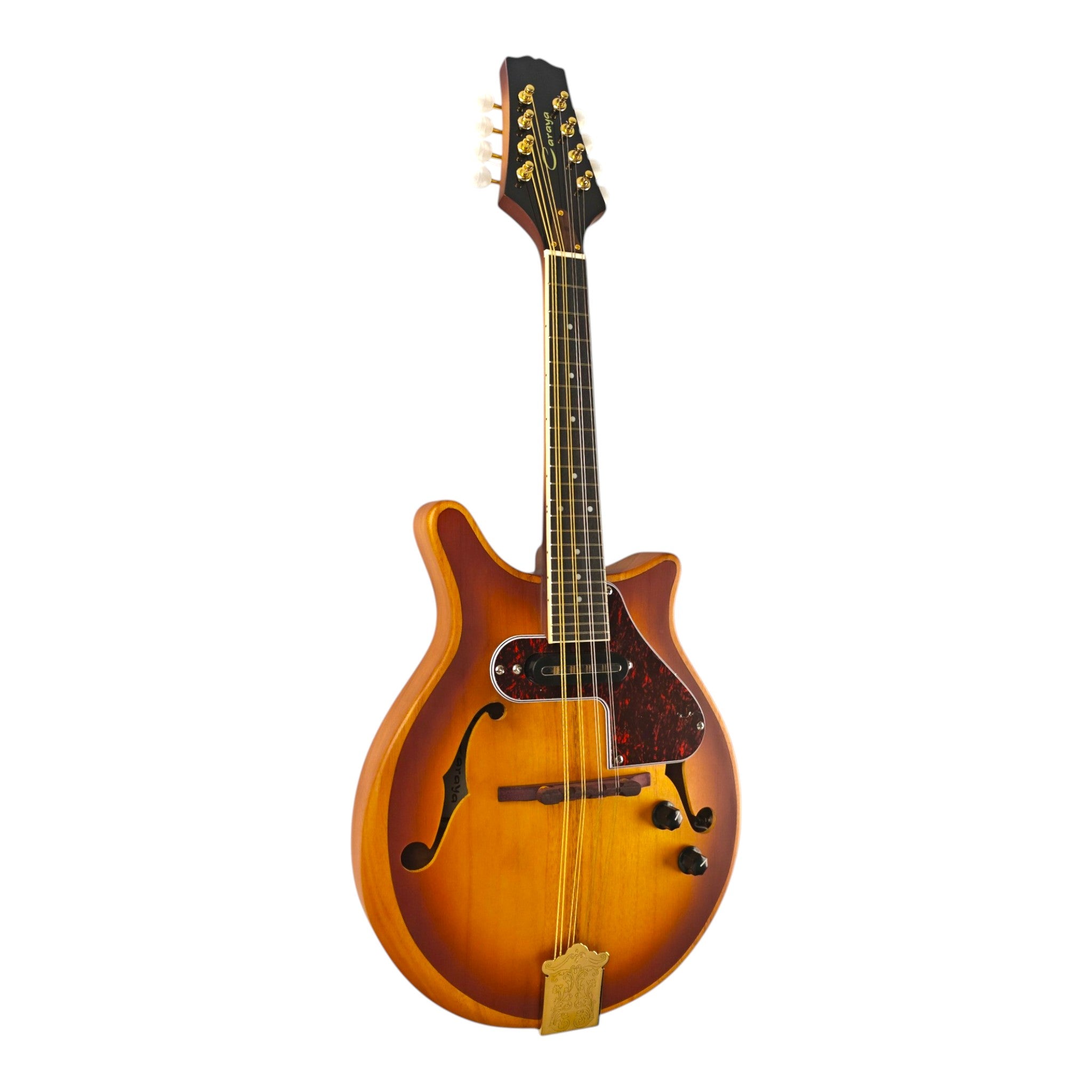 Caraya DMA40E Modernised Electric Mandolin - Sunburst