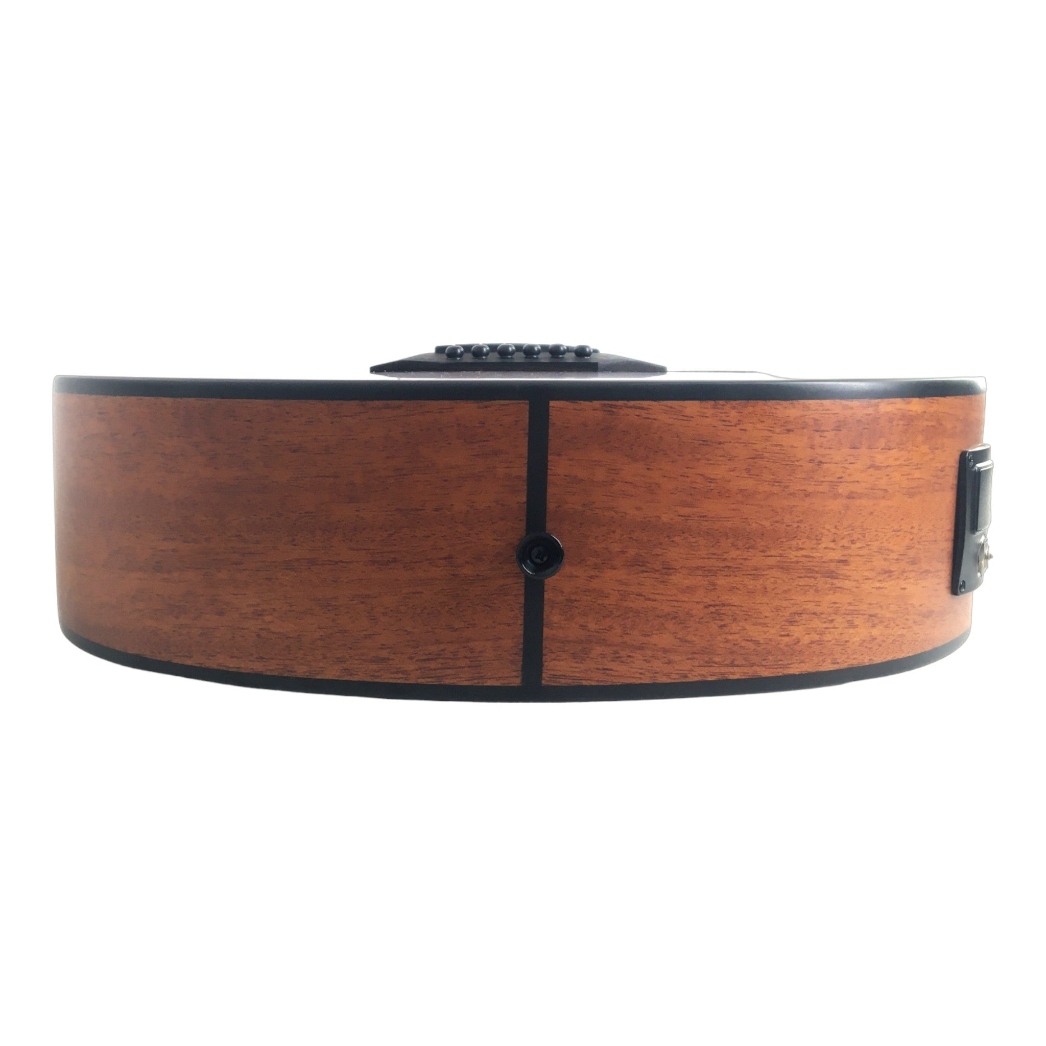 Caraya P304111EQ  Mahogany Built-In Pickups/Tuner Acoustic Guitar - Natural