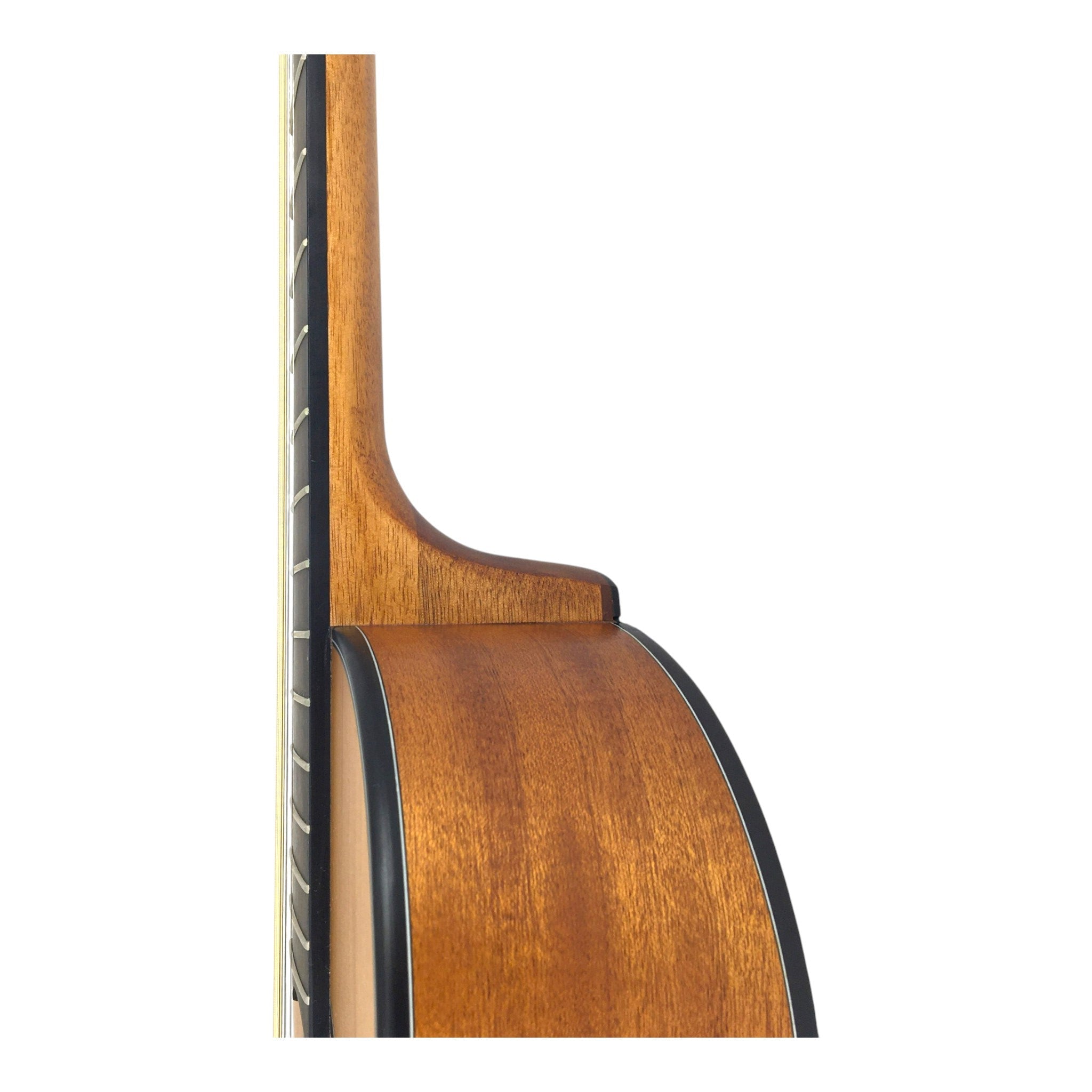 Caraya PARLOR610 Parlor Cedar Top Built-In Pickups/Tuner Acoustic Guitar - Natural