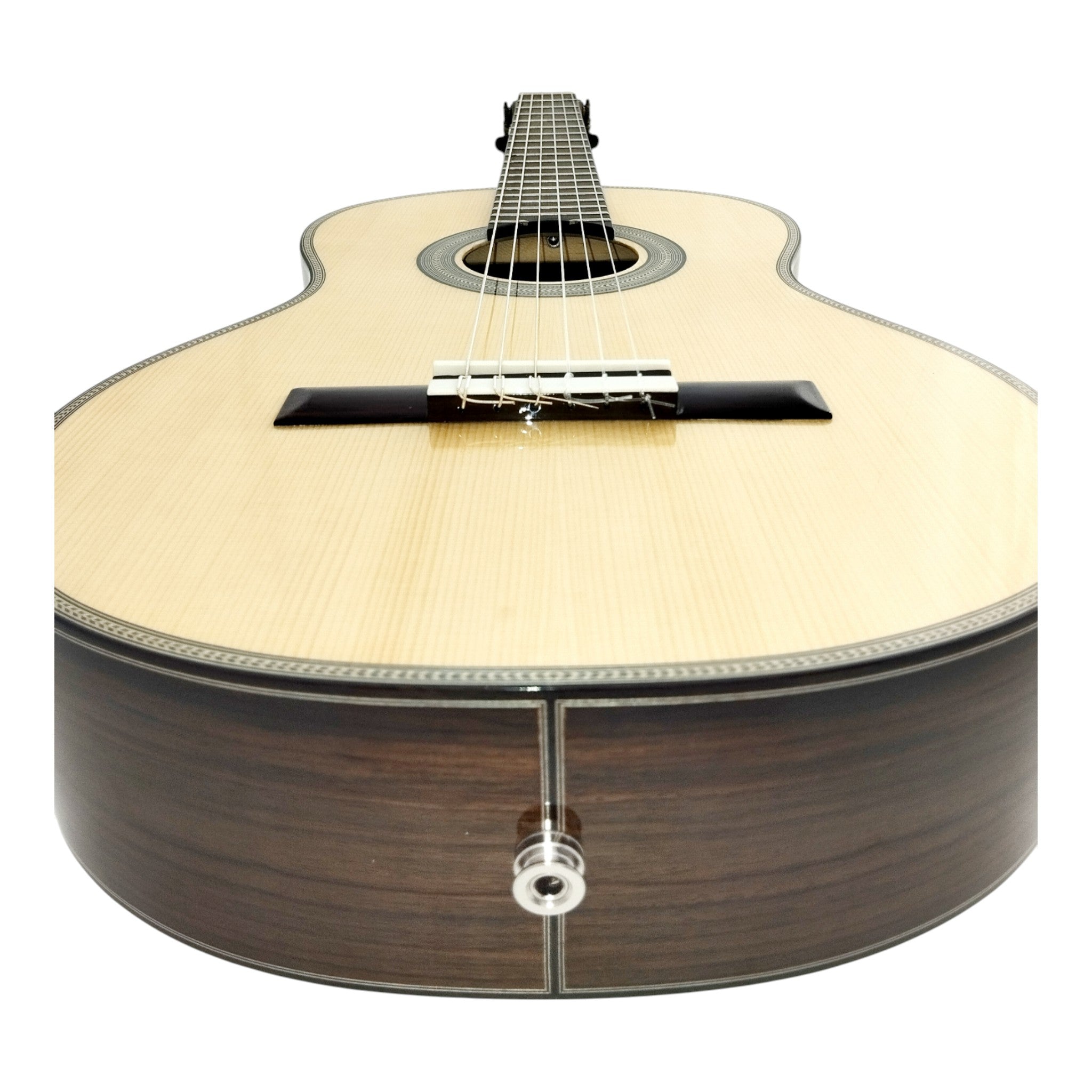 Caraya “Classic, Elegant, Precise” Solid Engelman Classical Guitar w/ Double OS1 Vibration Pickups - SCG952EQN