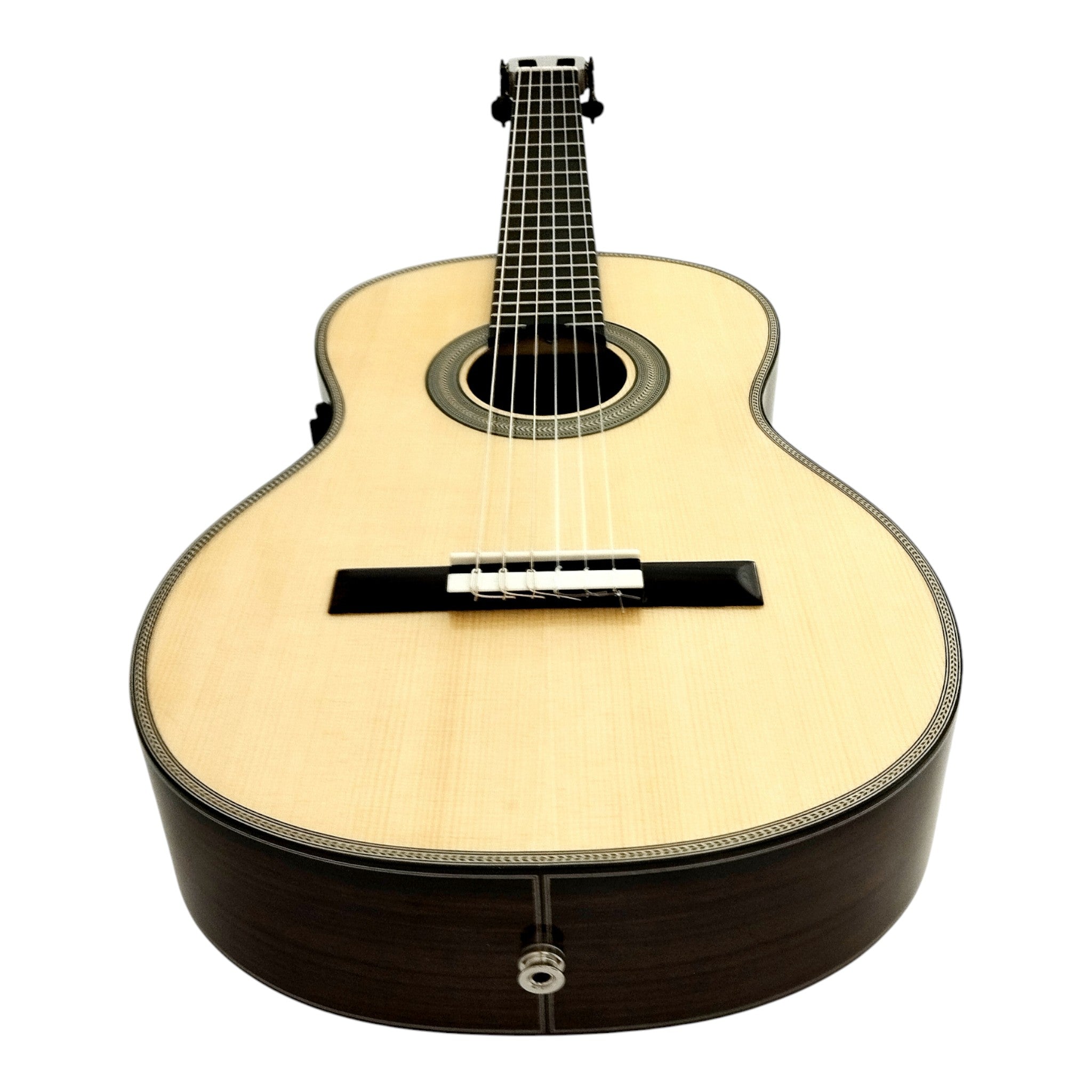 Caraya “Classic, Elegant, Precise” Solid Engelman Classical Guitar w/ Double OS1 Vibration Pickups - SCG952EQN