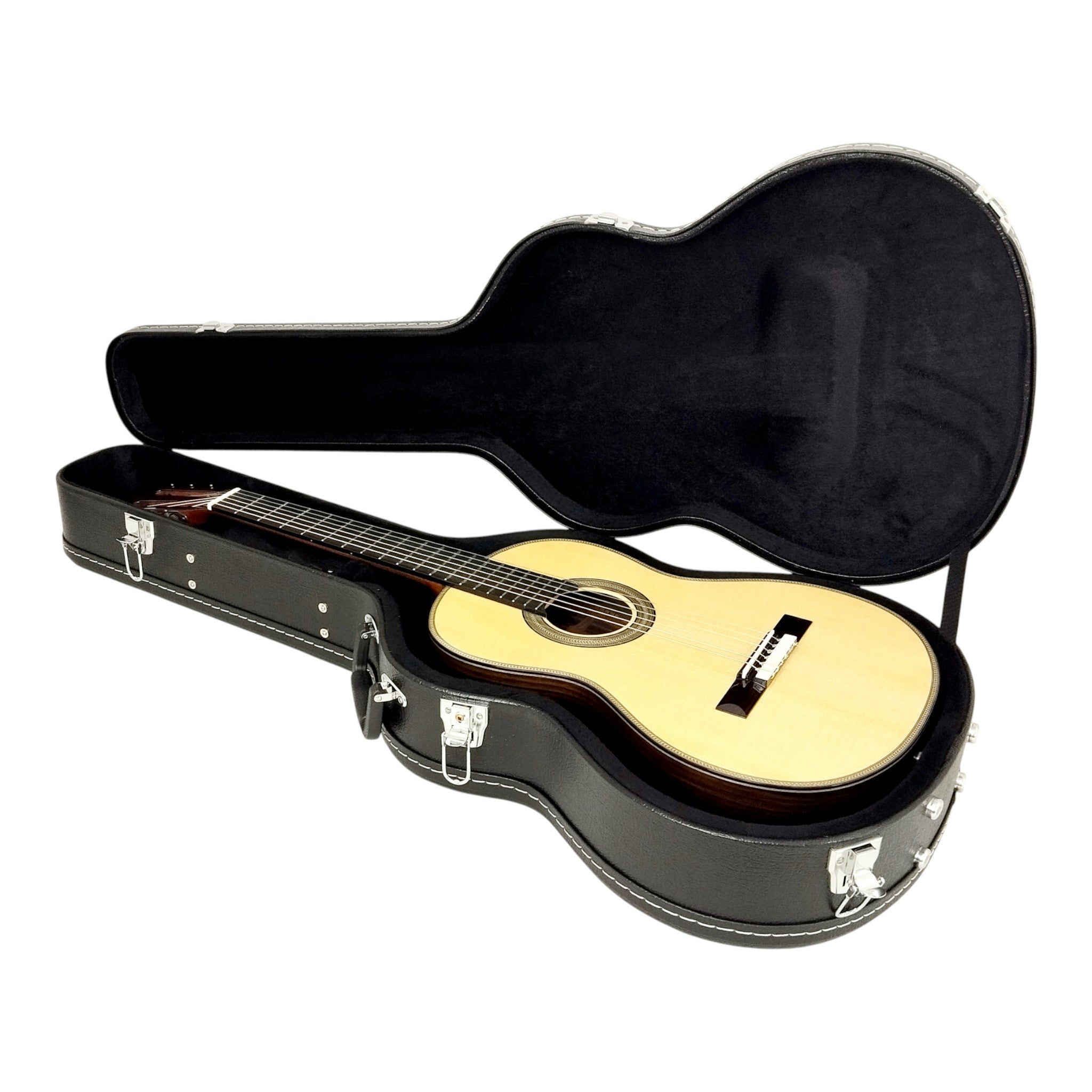 Caraya “Classic, Elegant, Precise” Solid Engelman Classical Guitar w/ Double OS1 Vibration Pickups - SCG952EQN