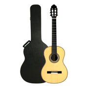 Caraya “Classic, Elegant, Precise” Solid Engelman Classical Guitar w/ Double OS1 Vibration Pickups - SCG952EQN