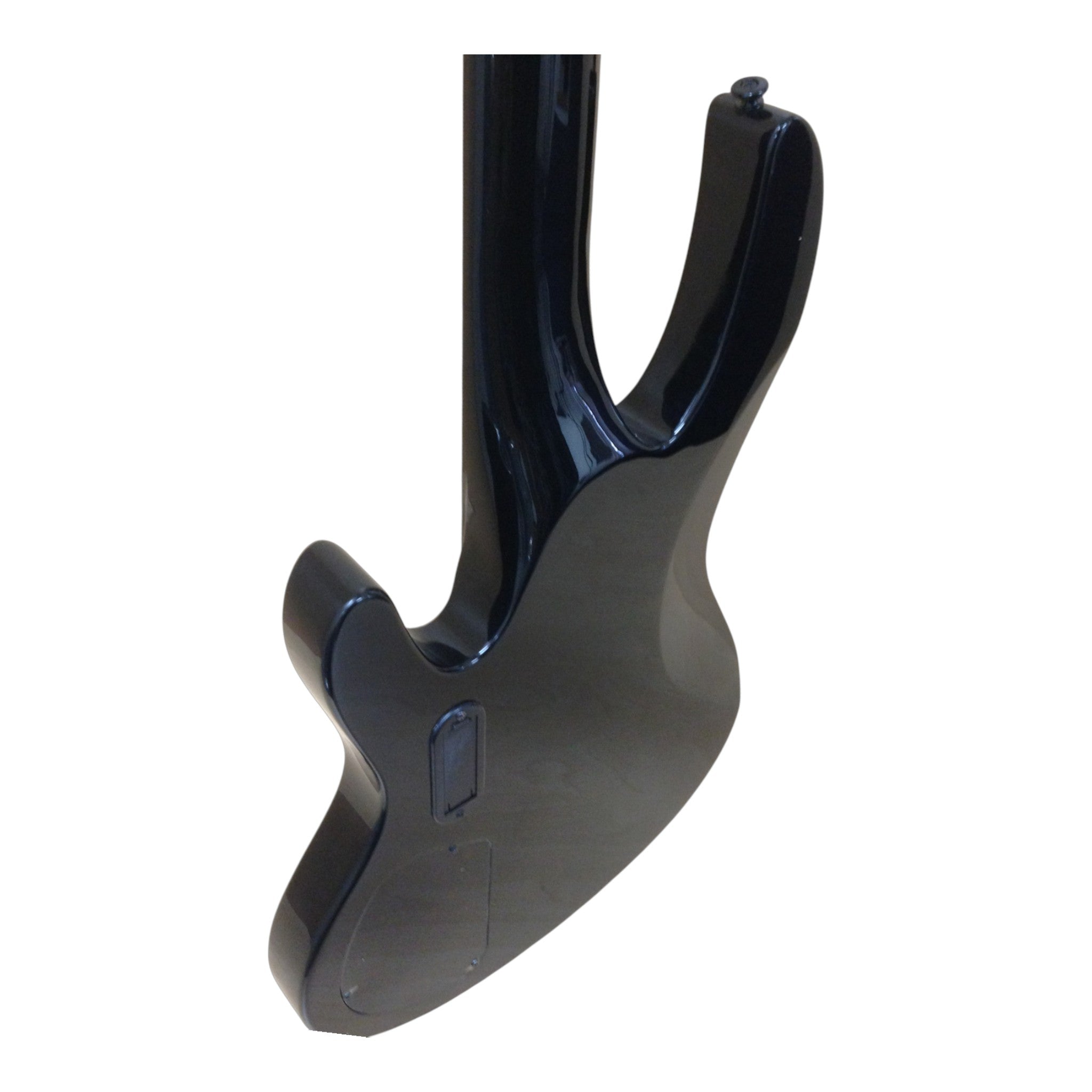 Haze SPB3270BK Fretless 4-String Electric Bass Guitar,Black,Neck-Thru + Free Gig Bag