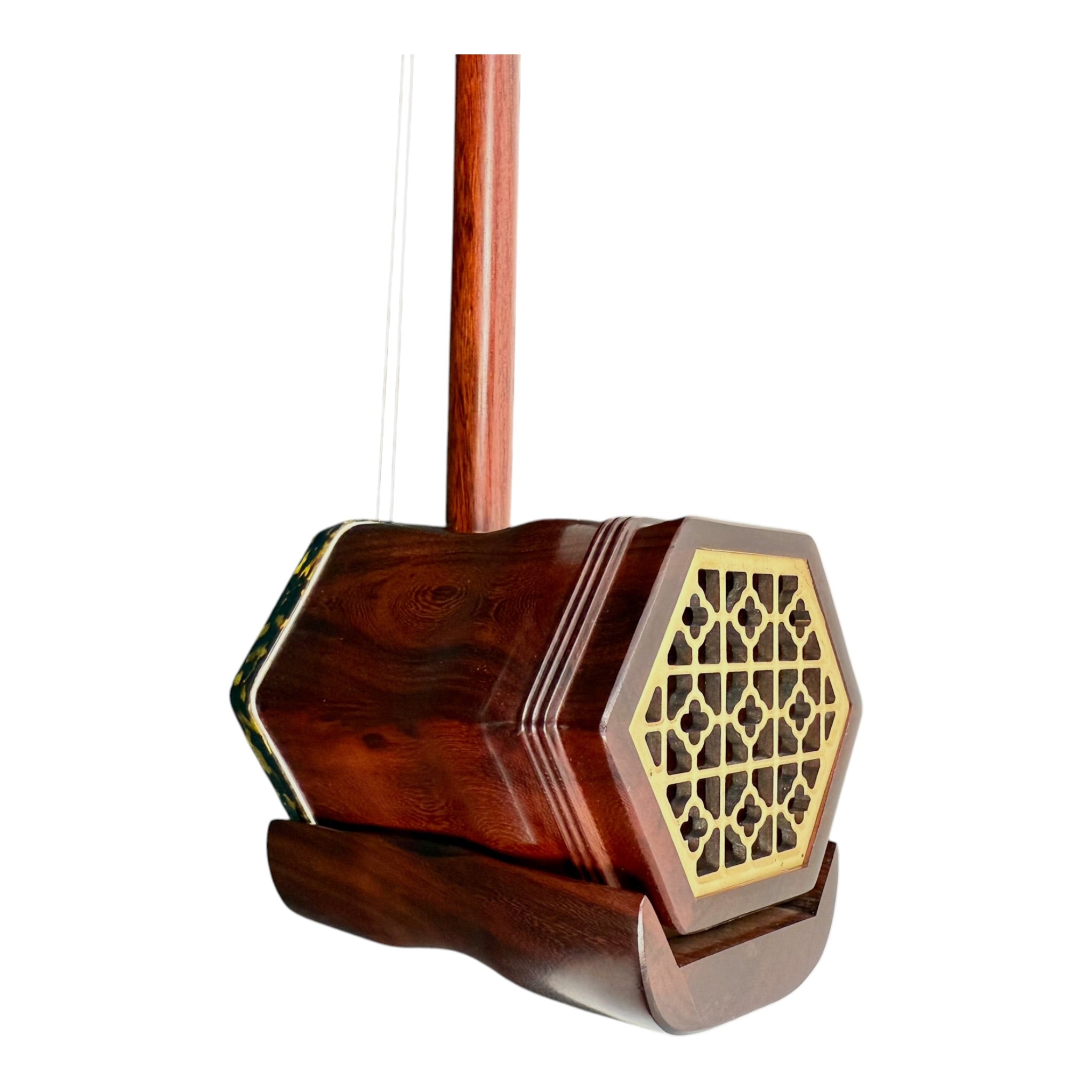 Coco CZ008 Professional-Grade Zitan Sandalwood Erhu Outfit with Hard Case & Accessories