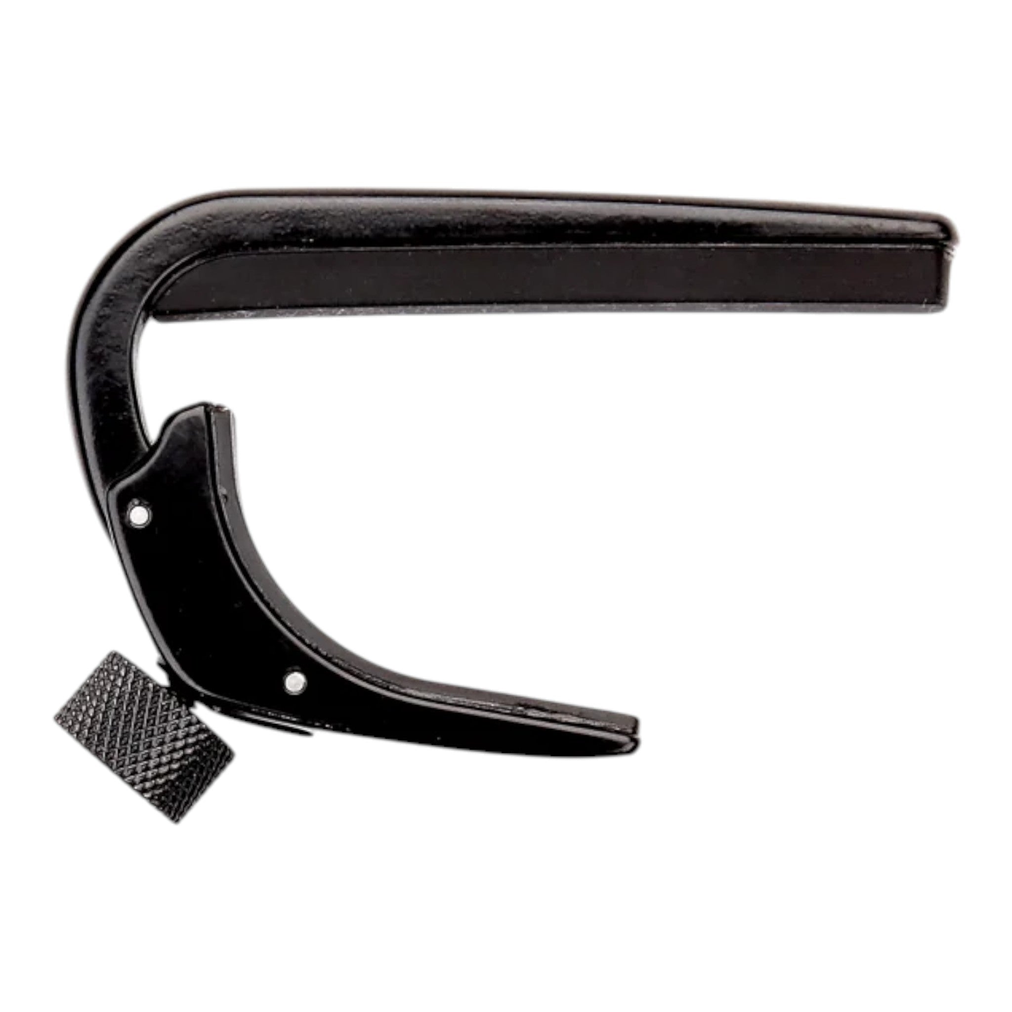 D'Addario PWCP04 Aluminium Flat-Radius Screw-Type "Pro" Capo for Classical Guitars - Black