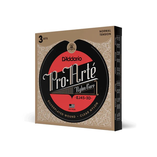 D’Addario 028-043 Pro-Arte Nylon Classical Guitar Strings – Normal Tension (EJ45)