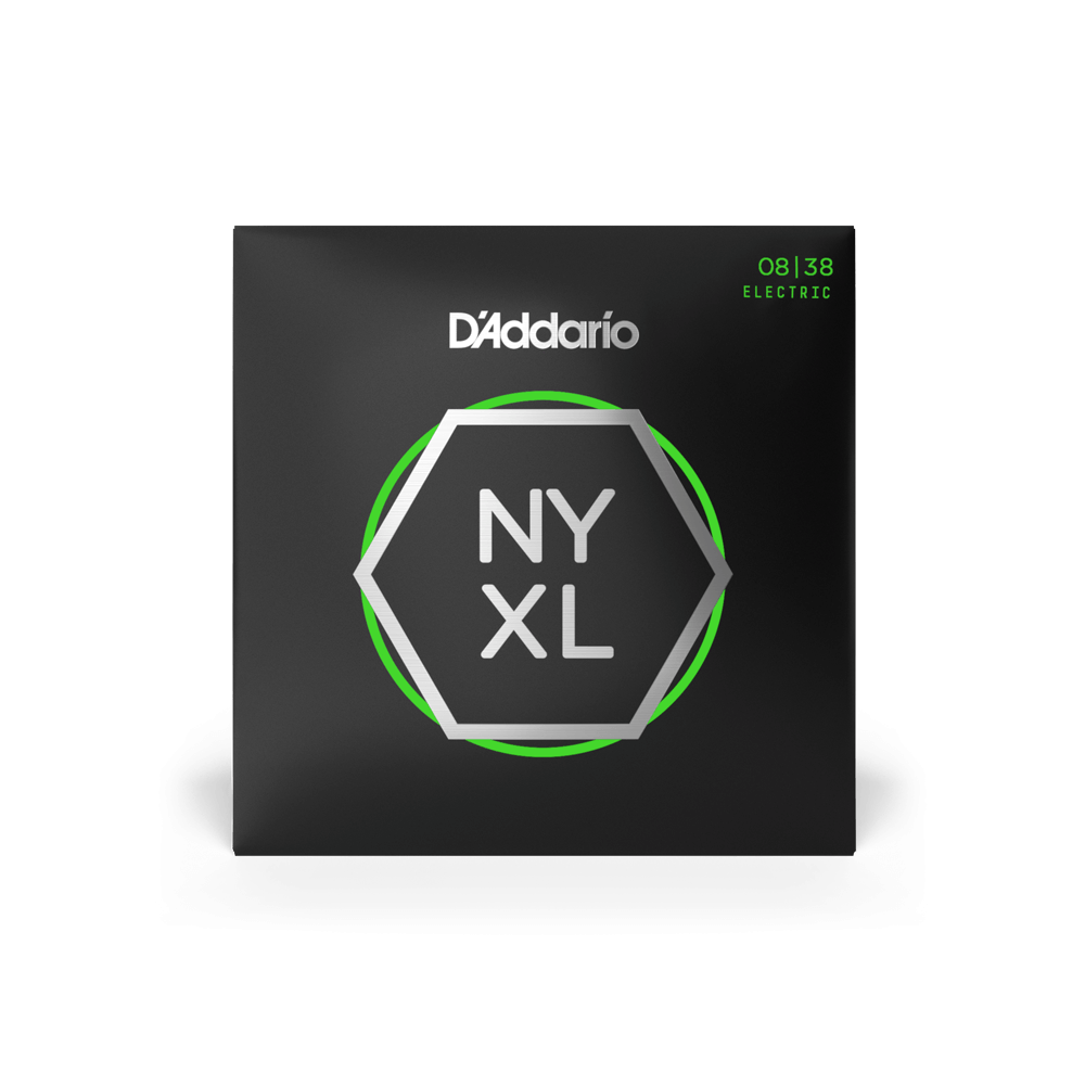 D'Addario 08-38 Electric Guitar Strings - Extra Super Light (.008 - .038) (NYXL0838)