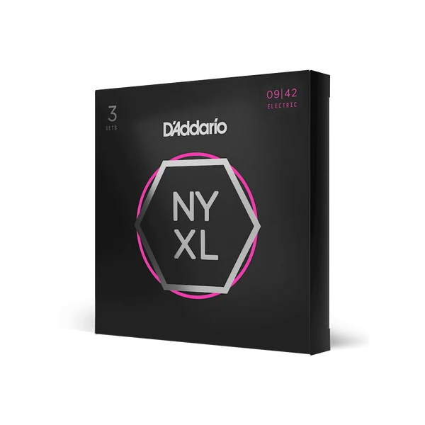 D’Addario 09-42 NYXL Electric Guitar Strings – Super Light (.009–.042) (NYXL0942)