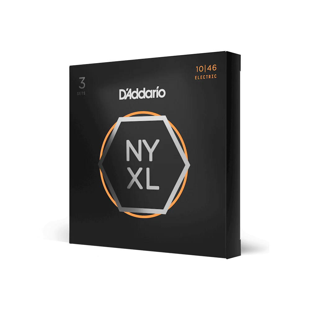 D’Addario 10-46 NYXL Electric Guitar Strings – Regular Light (.010–.046) (NYXL1046)