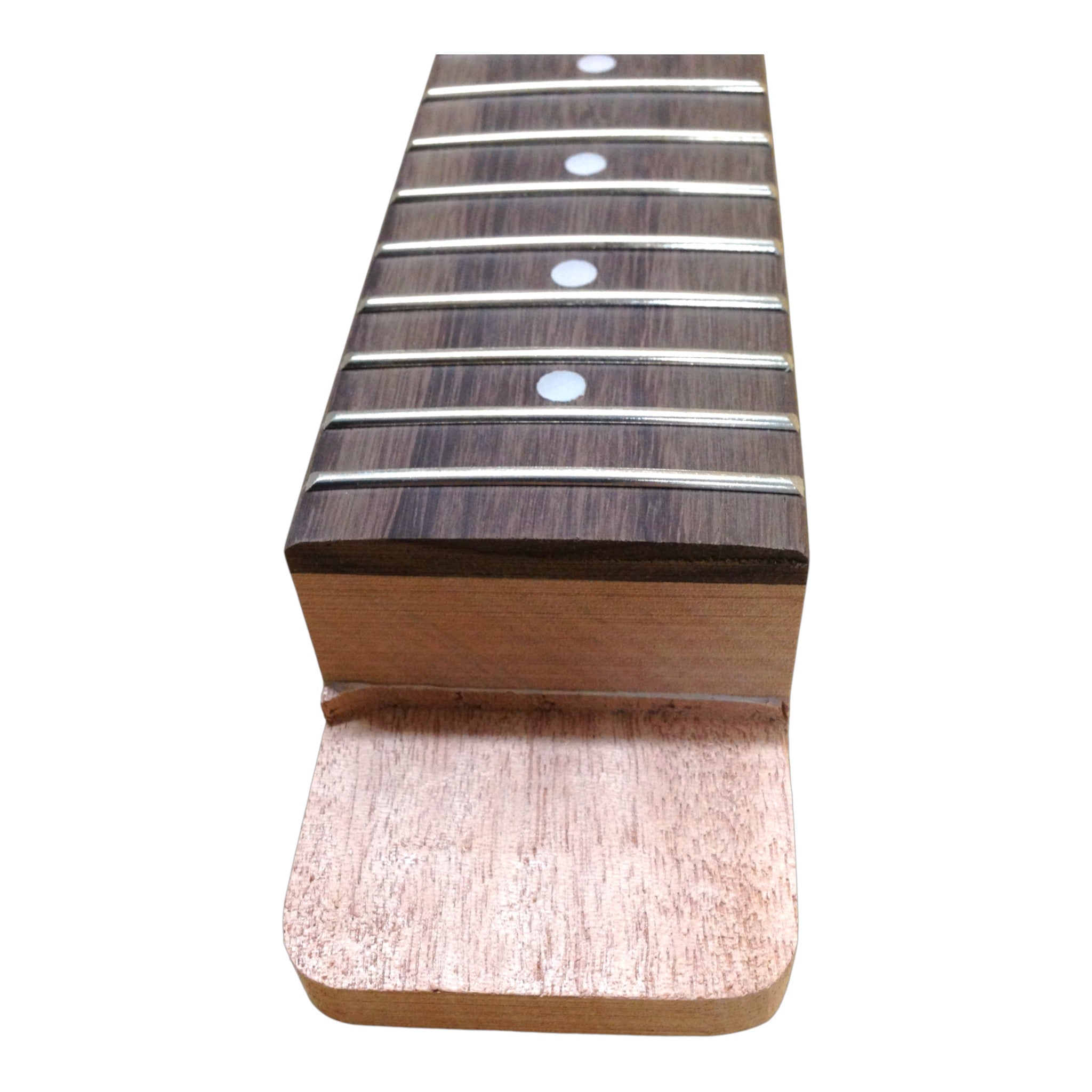 E1958 Solid Mahogany Set-Neck Explorer-Style H-H Electric Guitar DIY Kit - Complete No-Soldering w/ 3-Ply Pickguards in Black & White