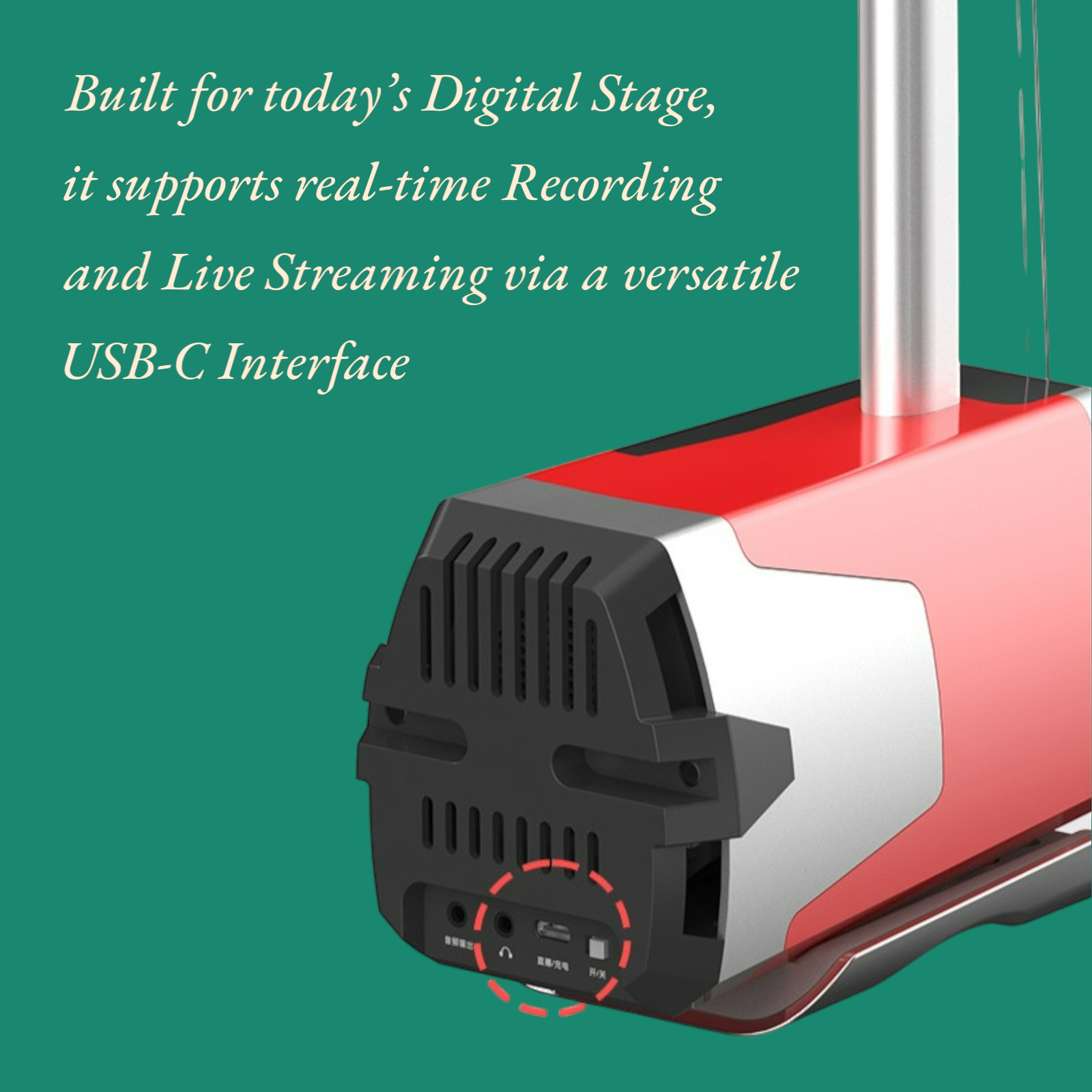 Joyo EH1 Professional Multifunctional Electric-Acoustic Erhu w/ Built-In Chromatic Tuner, 3-Band EQ, & Digital Effects