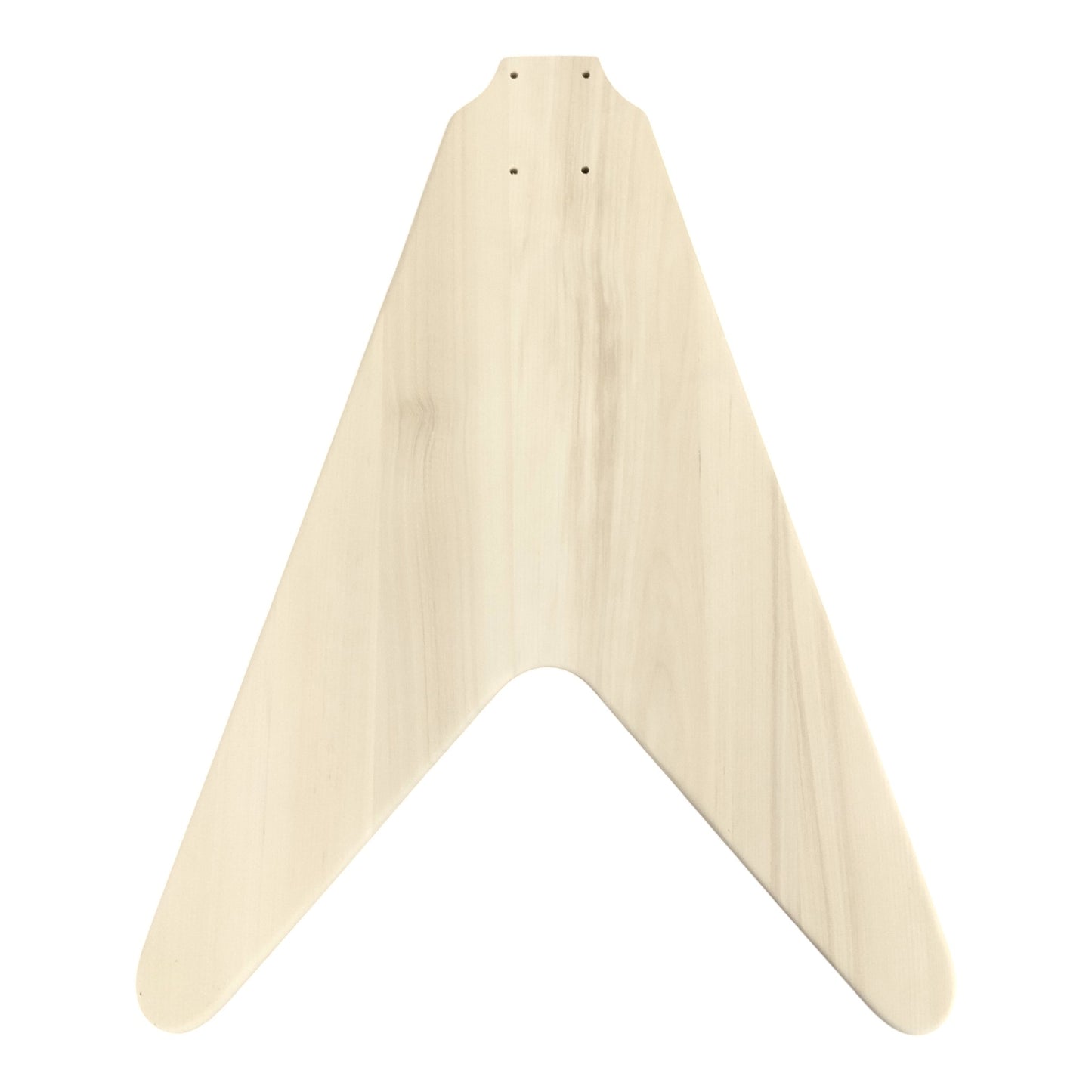 FV09DIY Solid Basswood Body Maple Bolt-On Neck V-Style HH Electric Guitar DIY Kit - Complete No-Soldering w/ Ebony Trims