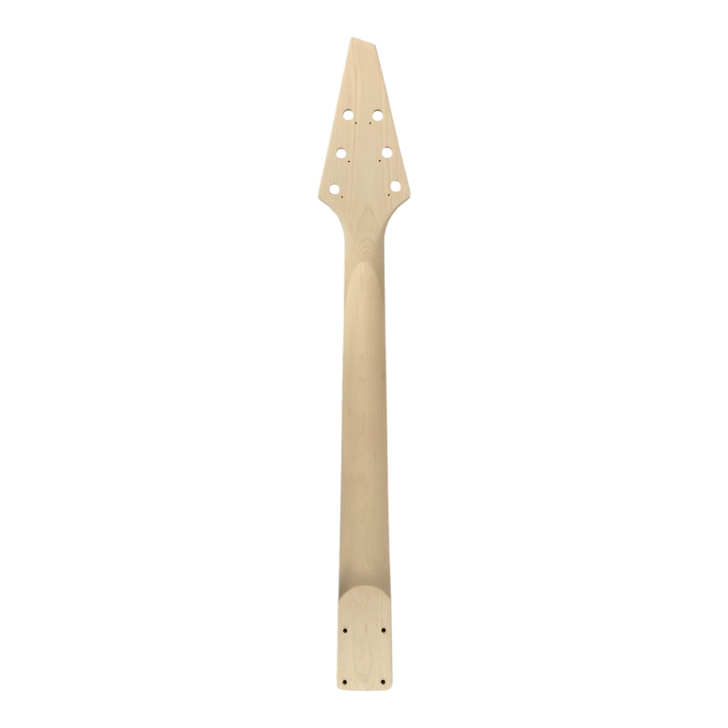 FV09DIY Solid Basswood Body Maple Bolt-On Neck V-Style HH Electric Guitar DIY Kit - Complete No-Soldering w/ Ebony Trims