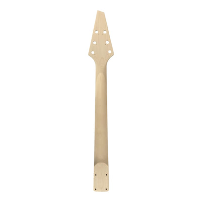 FV09DIY Solid Basswood Body Maple Bolt-On Neck V-Style HH Electric Guitar DIY Kit - Complete No-Soldering w/ Ebony Trims