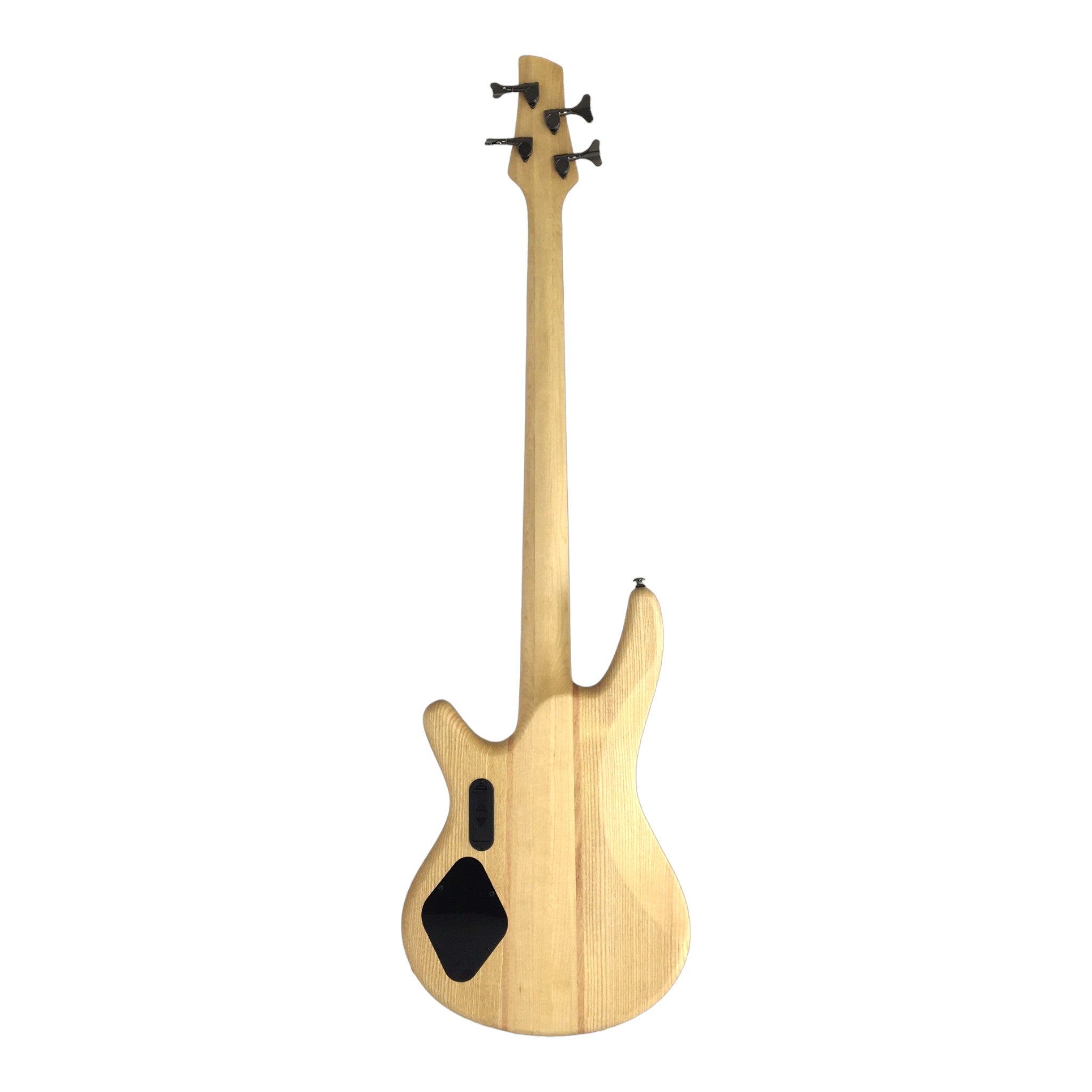 Haze Novara Electric Bass Guitar Premium Ash Maple Body  - Natural B327N