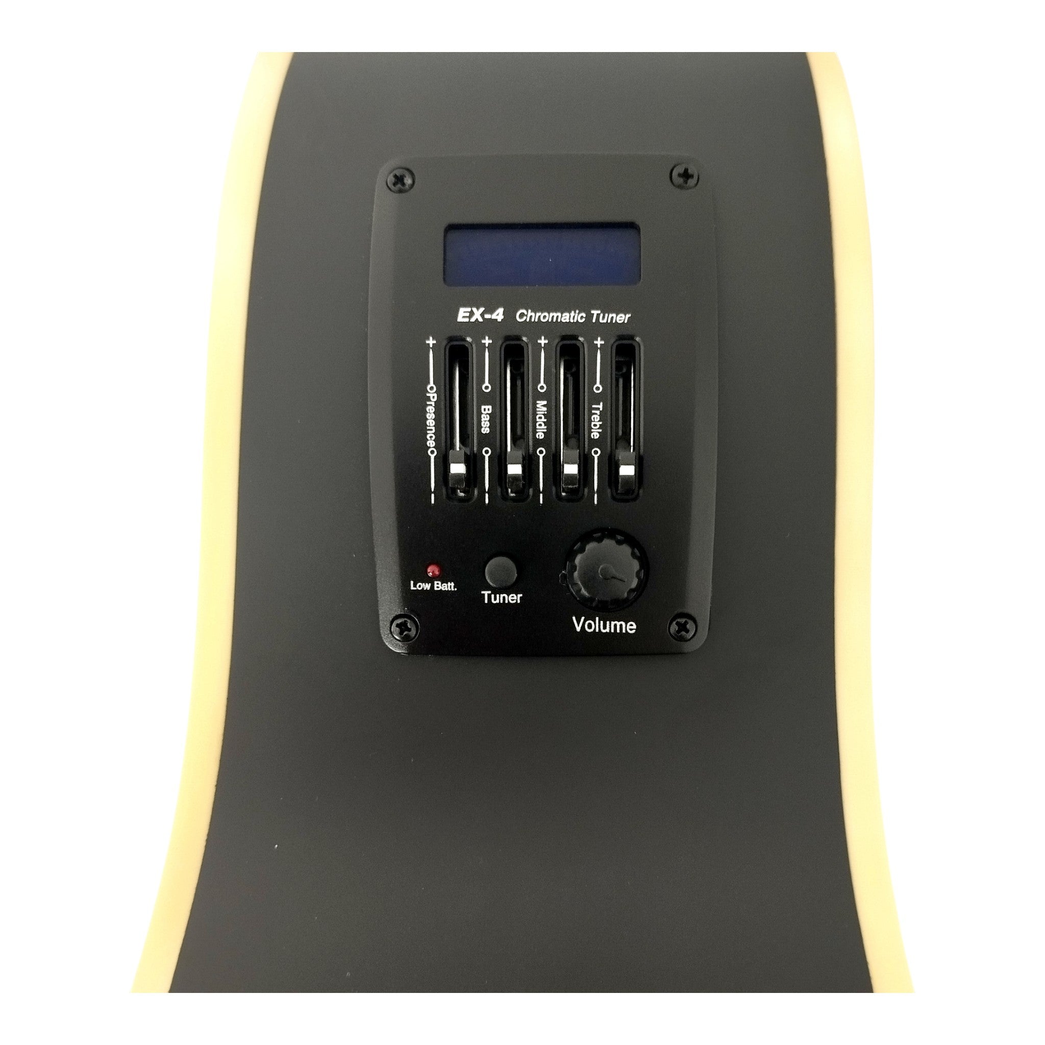 Haze F560CEQMBK Spruce Top Built-In Pickup/Tuner OM Cutaway Acoustic Guitar - Black with Accessories and 10W Amp. (Optional)