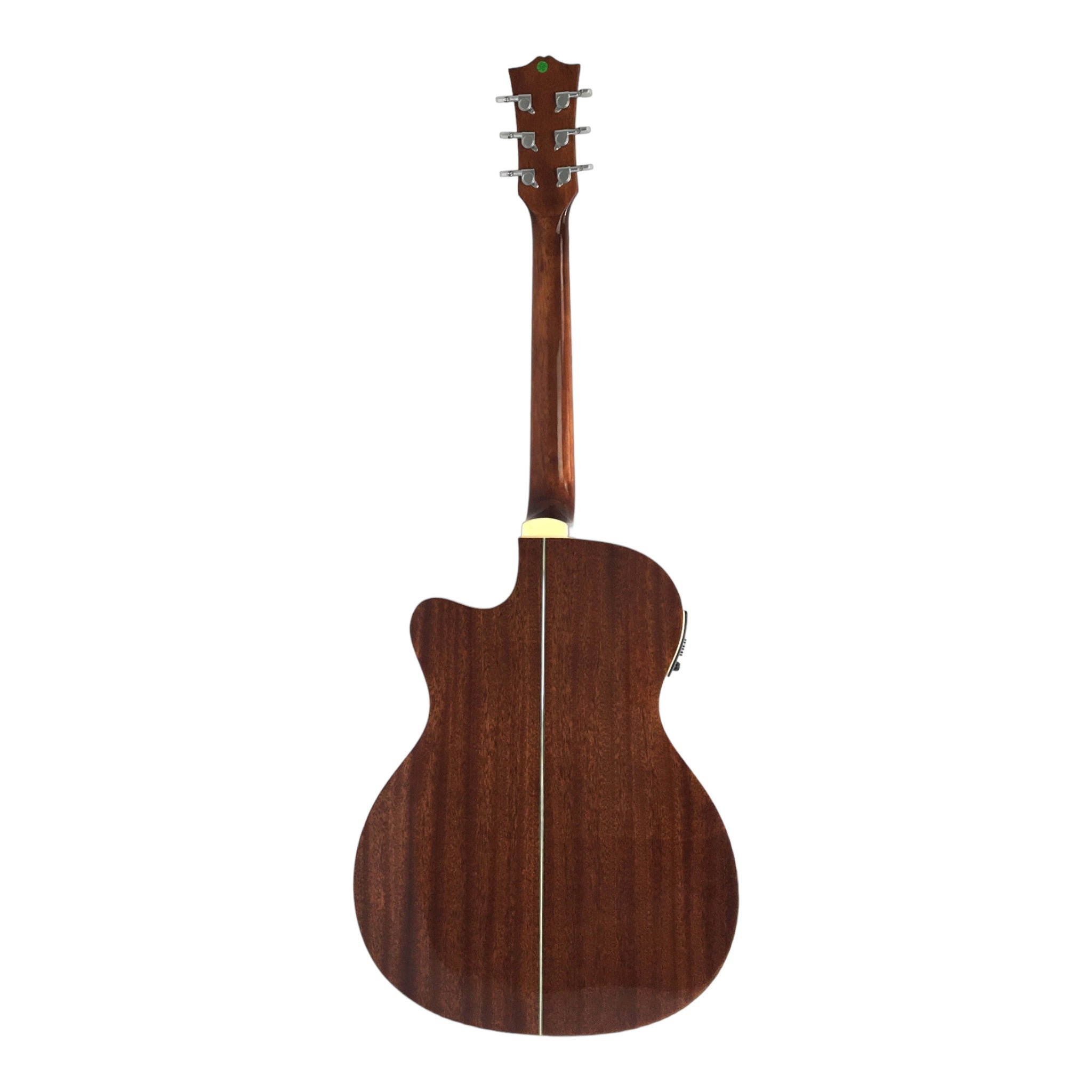 Haze F560CEQN Spruce Top Built-In Pickup/Tuner OM Cutaway Acoustic Guitar - Natural with Accessories and 10W Amp. (Optional)