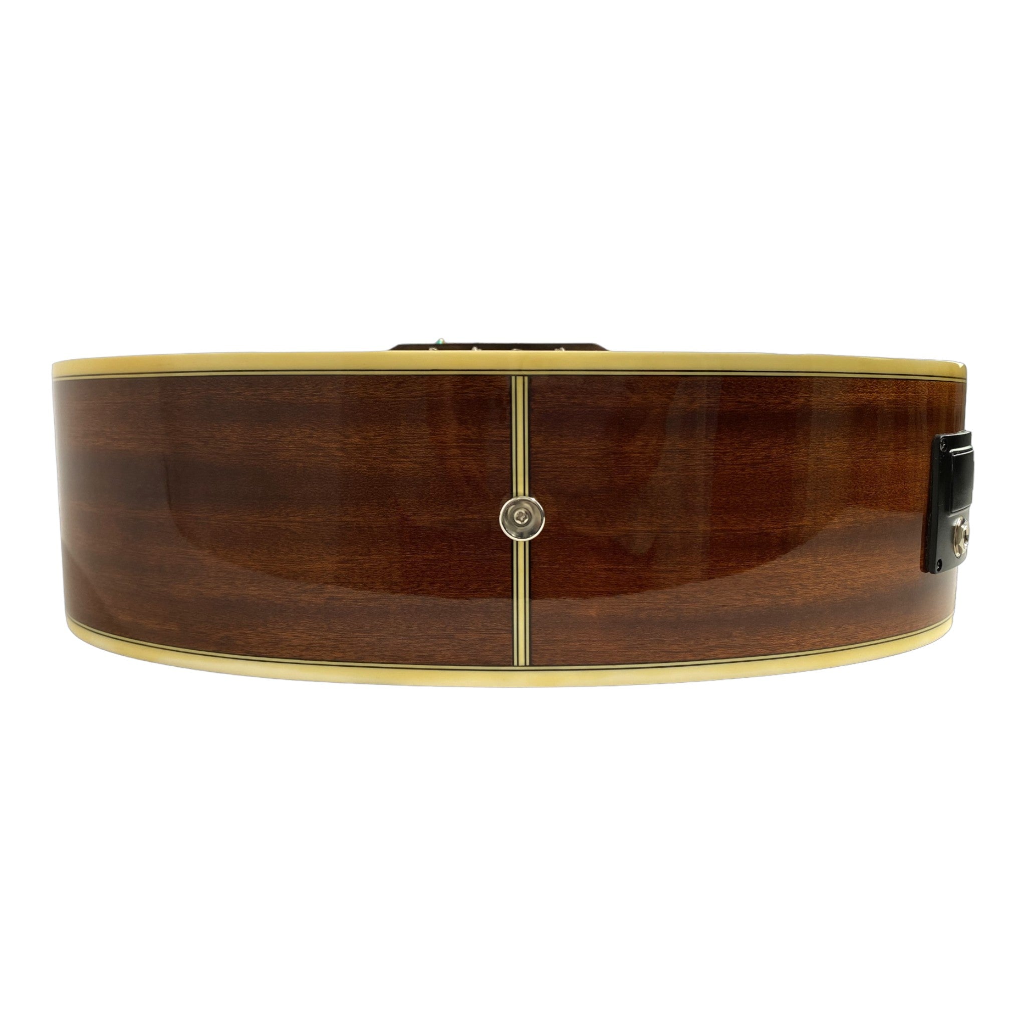 Haze FB711BCEQN34 3/4 4-String Electric-Acoustic Bass Guitar Natural + Free Gig Bag