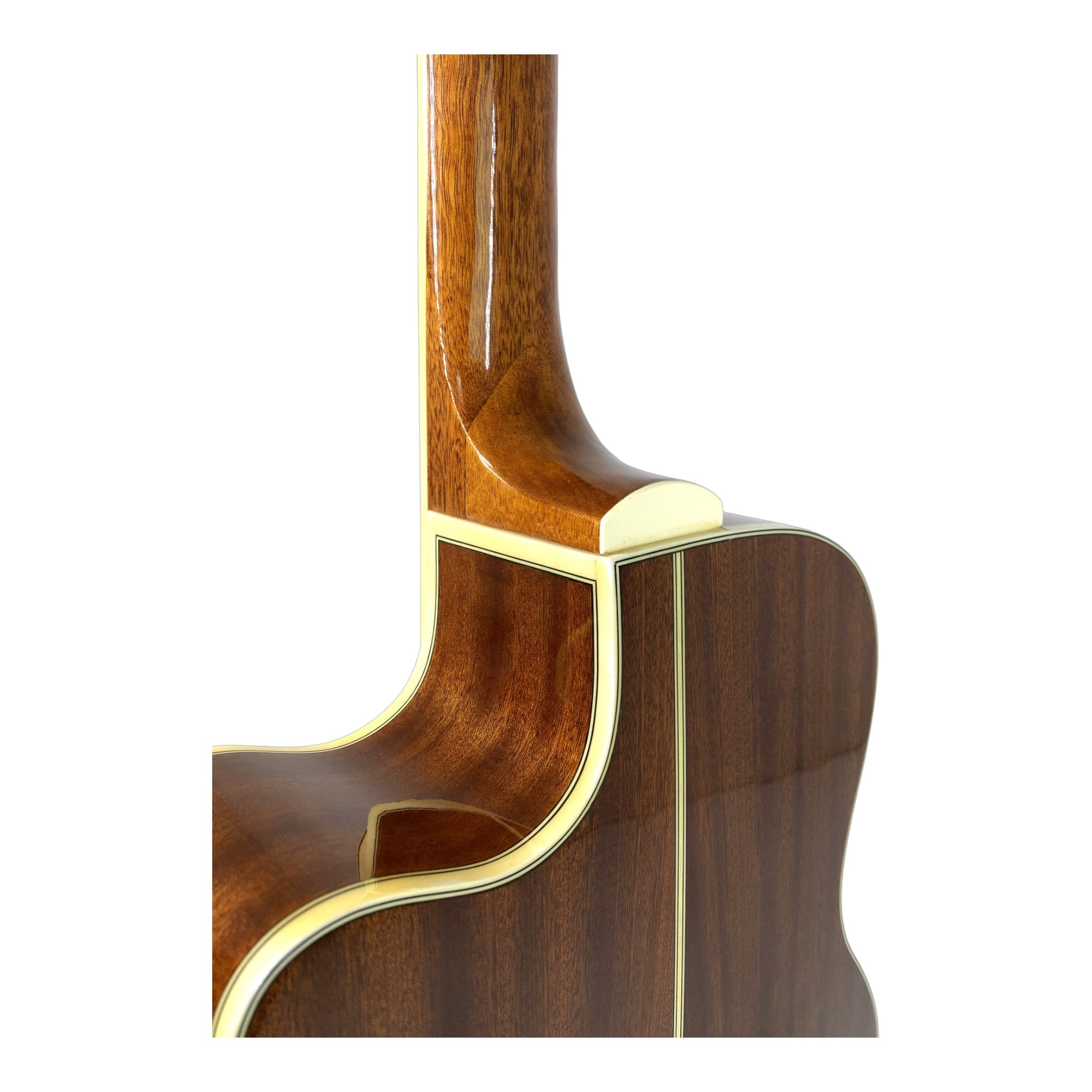 Haze FB711BCEQN34 3/4 4-String Electric-Acoustic Bass Guitar Natural + Free Gig Bag