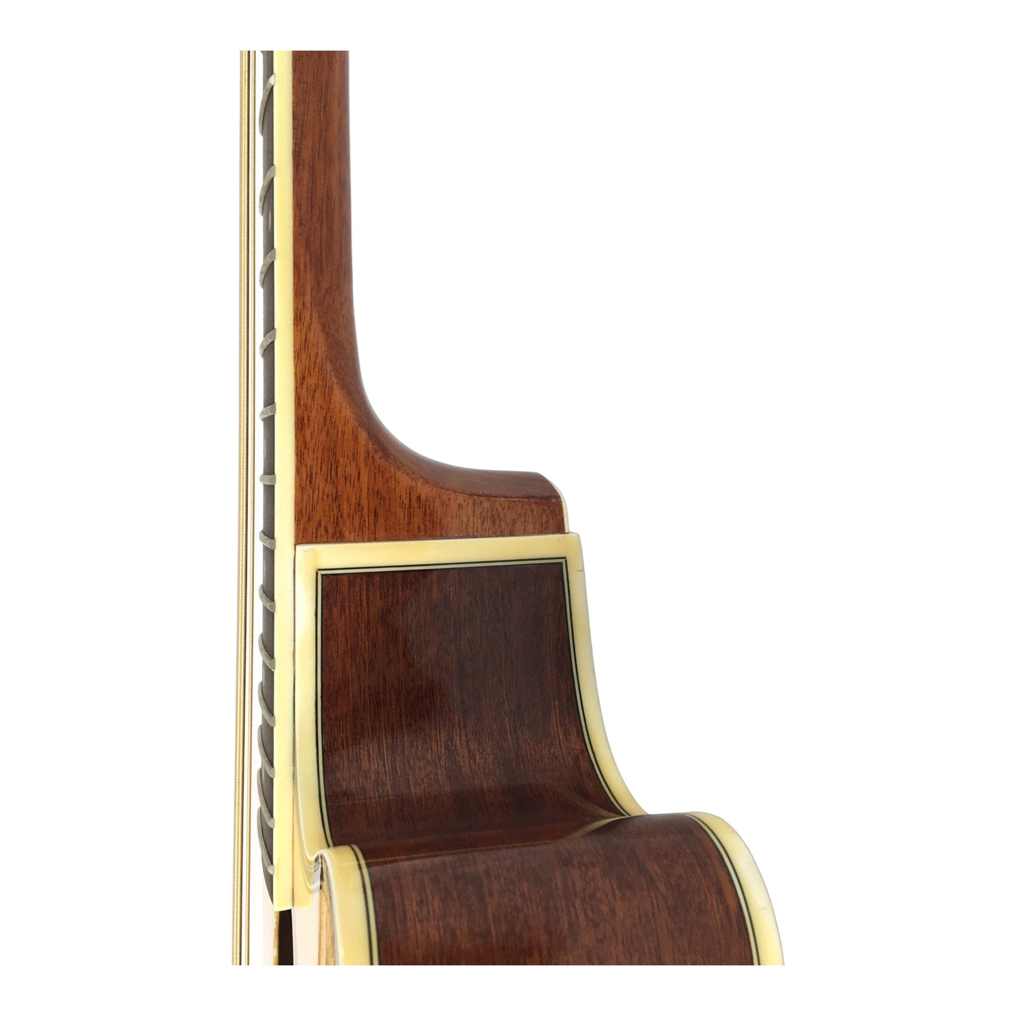 Haze FB711BCEQN44 4-String Electric-Acoustic Bass Guitar, Natural + Free Gig Bag, picks and strap