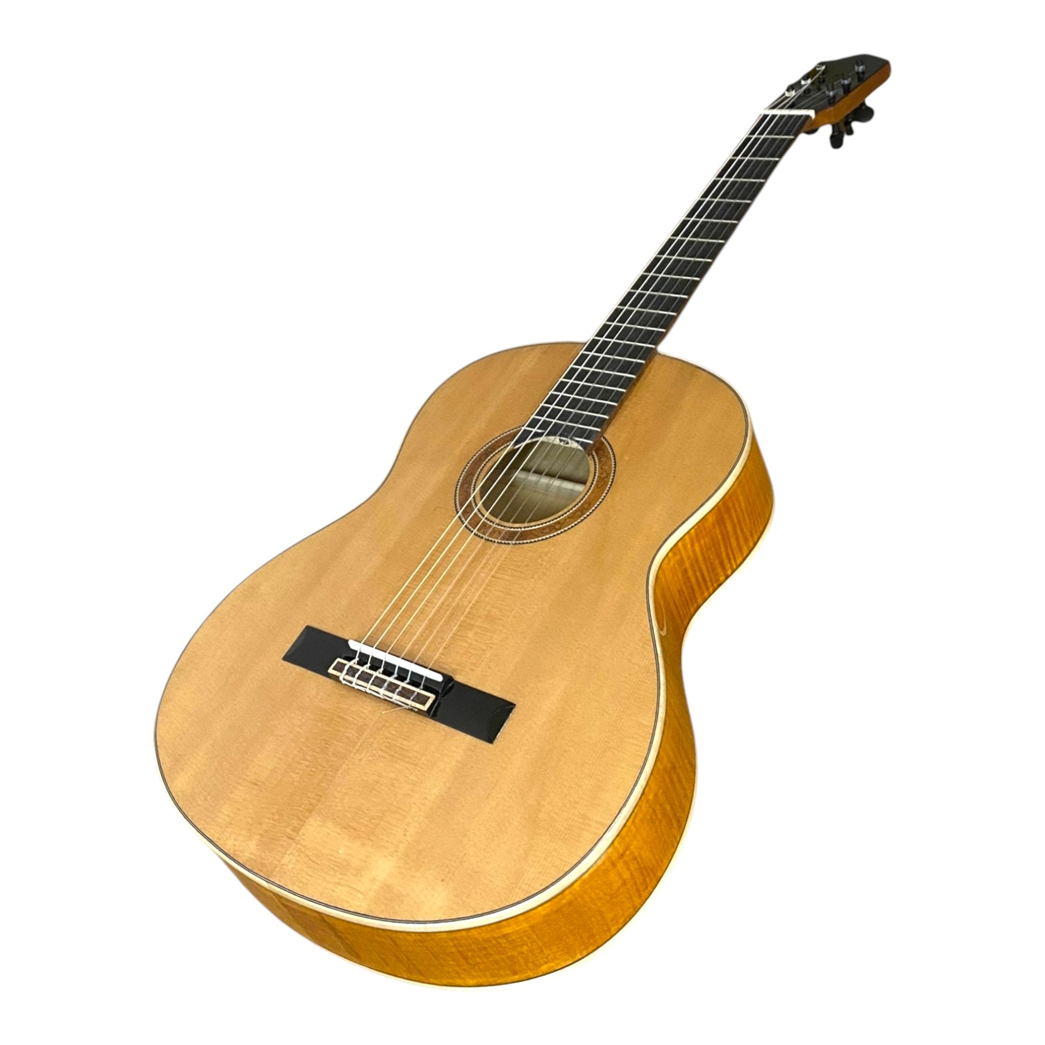 Haze “Authentic Passion and Precision” Solid Spruce & Flamed Maple Flamenco Spanish Classical Guitar - FS1