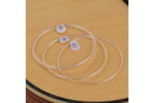 Haze Guitar Australia DPA70 classical guitar nylon strings with numbered tags for E, B, and G strings