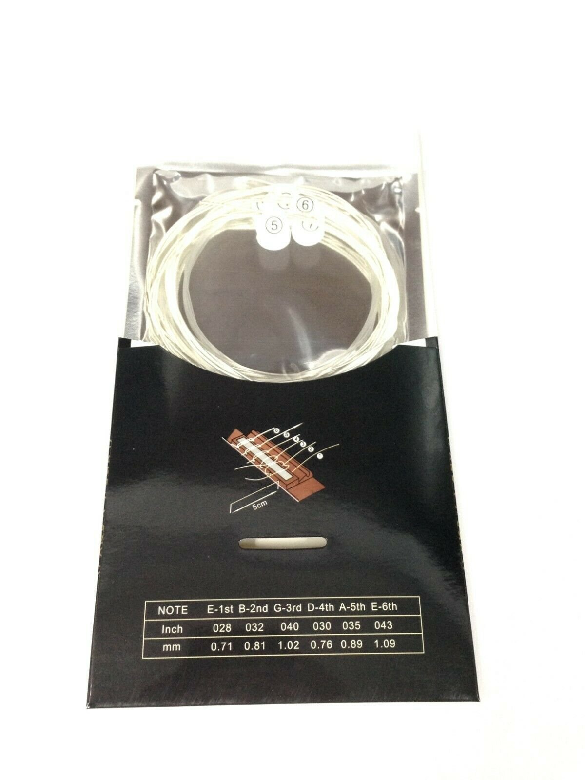 Haze Guitar Australia DPA70 classical guitar nylon strings in original packaging with tension specifications