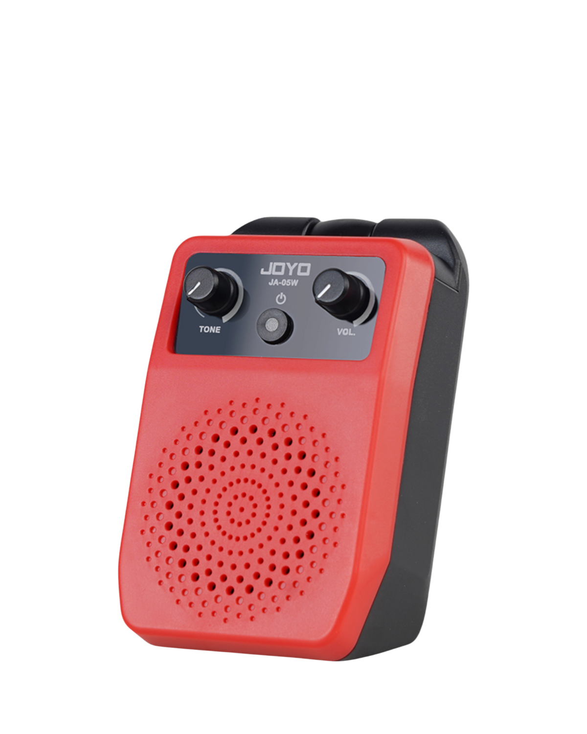 Haze Guitar Australia JOYO JA-05W portable red mini amplifier with tone and volume control knobs