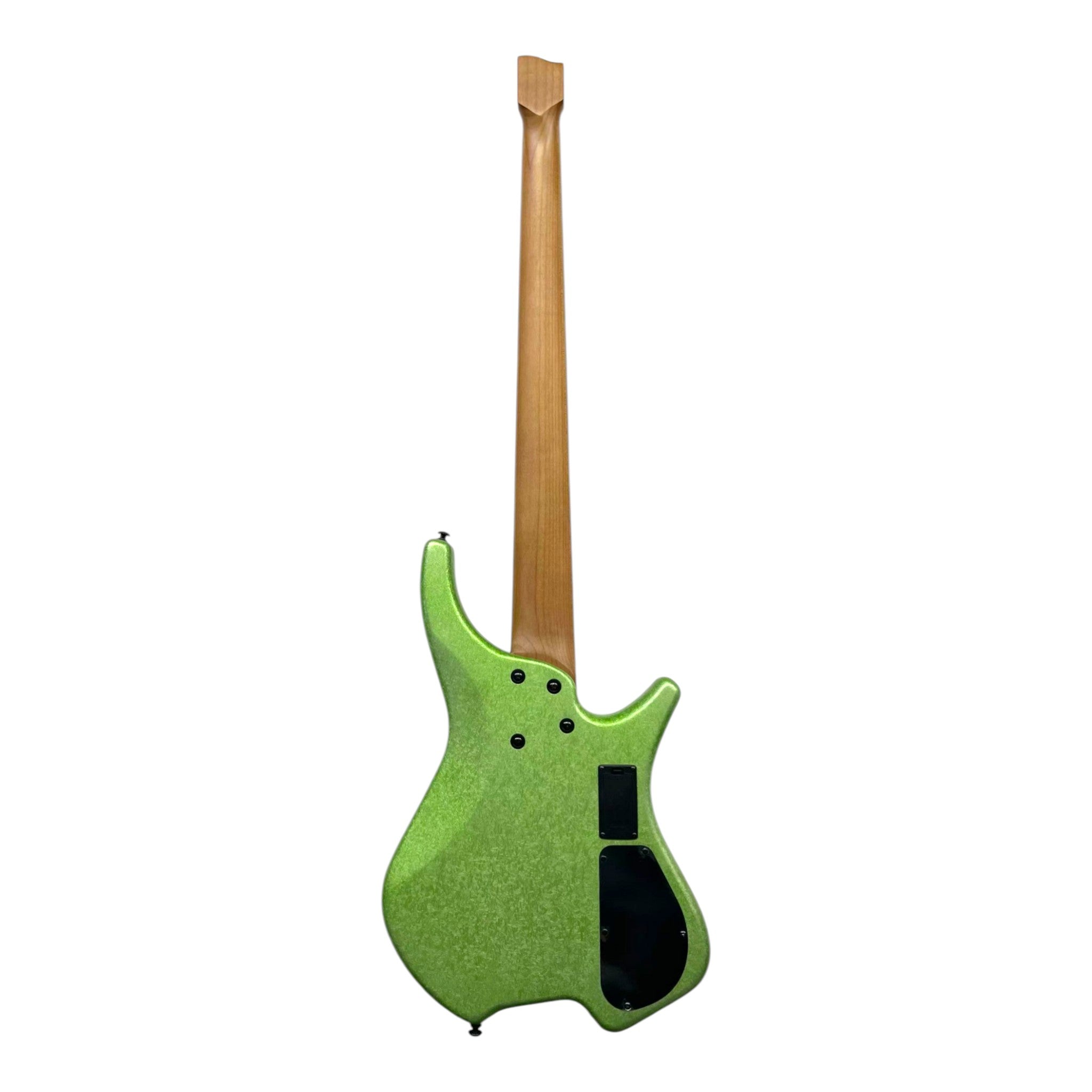 Haze HB5 “Emerald” Left-Handed Headless 5-String Electric Bass – Active BJ-80 Pickups – Snowflake Green – HB5SGLH