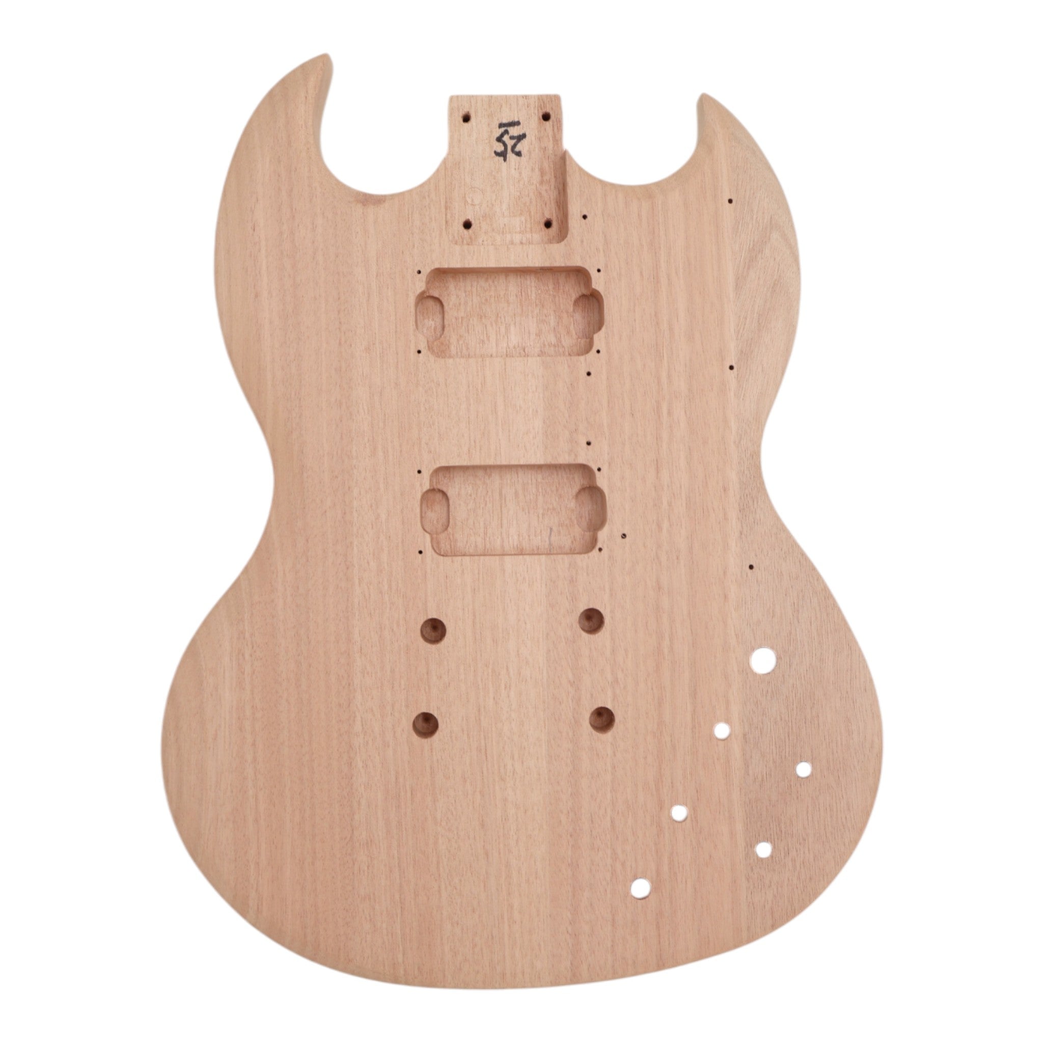 Haze HSG Electric Guitar DIY, Mahogany body and neck, Rosewood Fingerboard No-Soldering, HG200MDIY