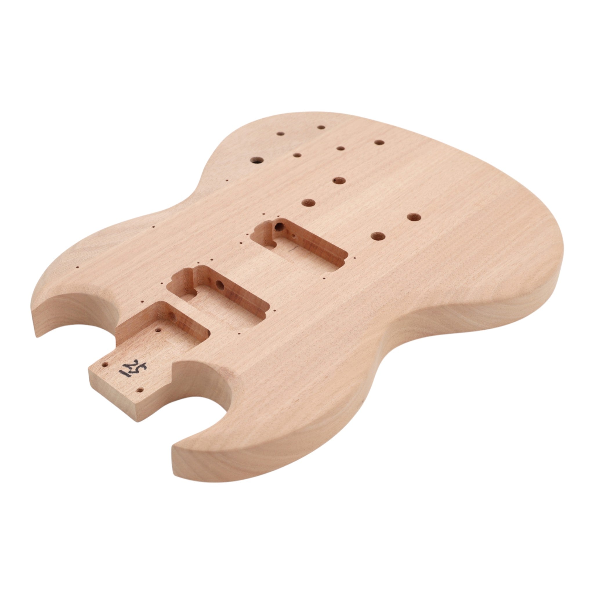 Haze HSG Electric Guitar DIY, Mahogany body and neck, Rosewood Fingerboard No-Soldering, HG200MDIY