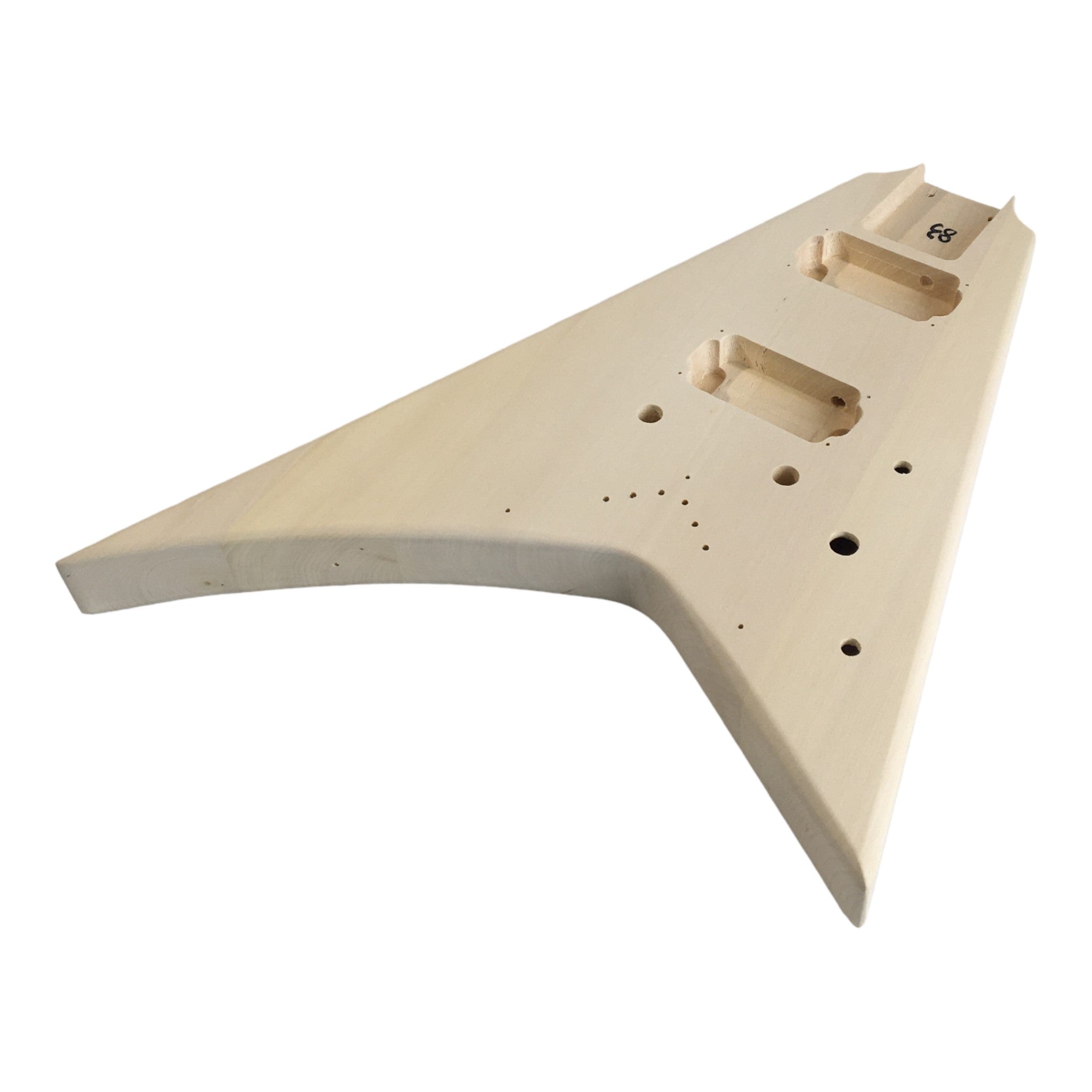 HSFV1950BHDIY Solid Basswood Body Electric Guitar DIY Kit, No-Soldering, H-H