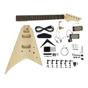 HSFV1950BHDIY Solid Basswood Body Electric Guitar DIY Kit, No-Soldering, H-H