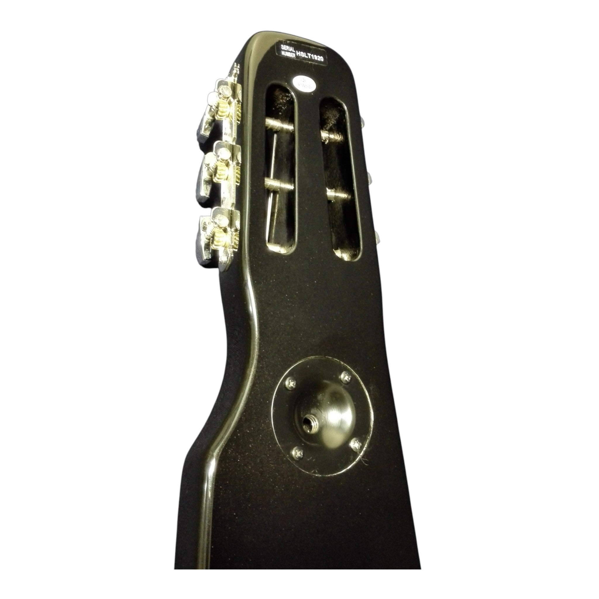 Haze HSLT1930 Metallic Black Lap Steel Electric Guitar + 10W Amp. (Optional)