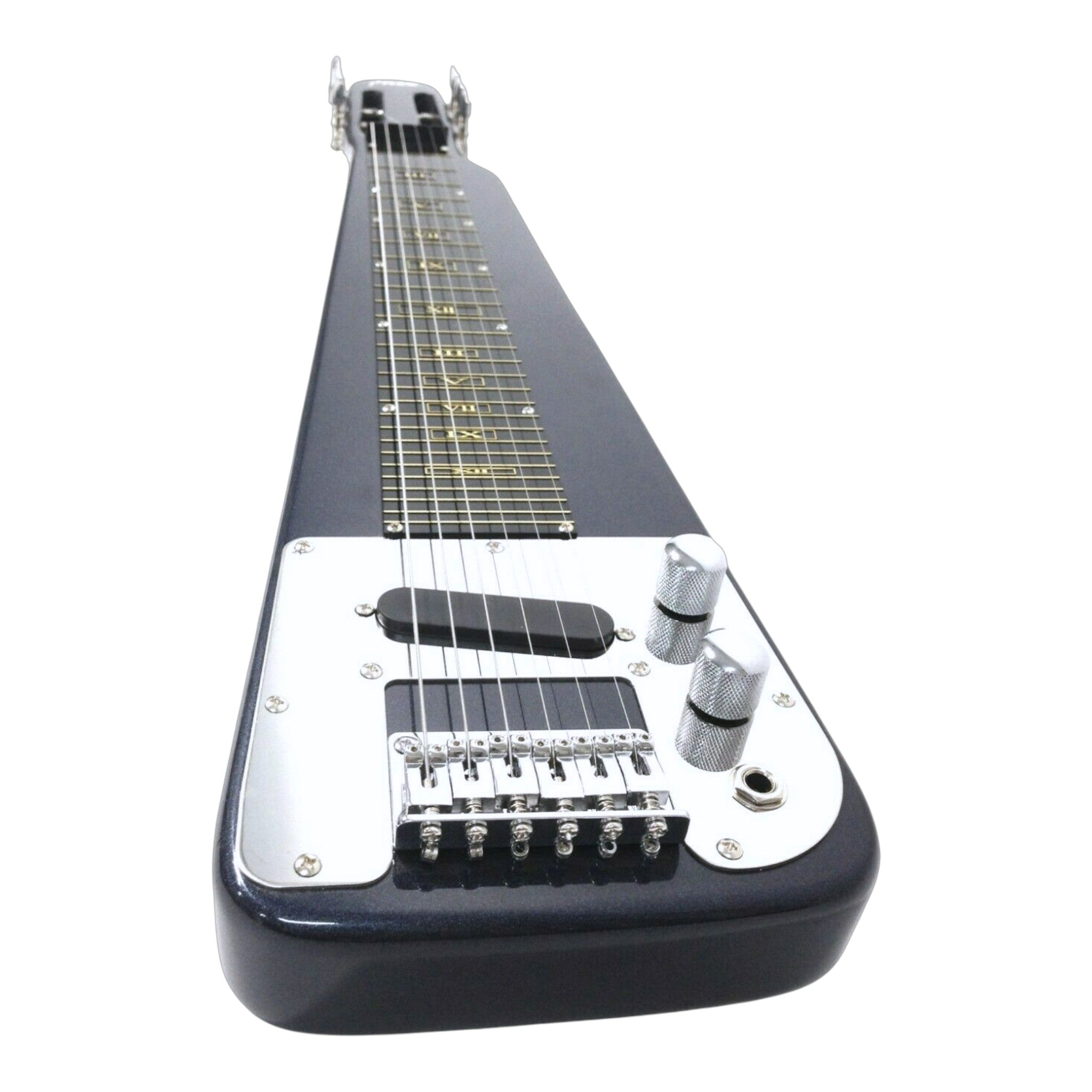 Haze HSLT1930 Metallic Blue Lap Steel Electric Guitar + 10W Amp. (Optional)