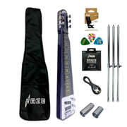 Haze HSLT1930 Metallic Blue Lap Steel Electric Guitar + 10W Amp. (Optional)